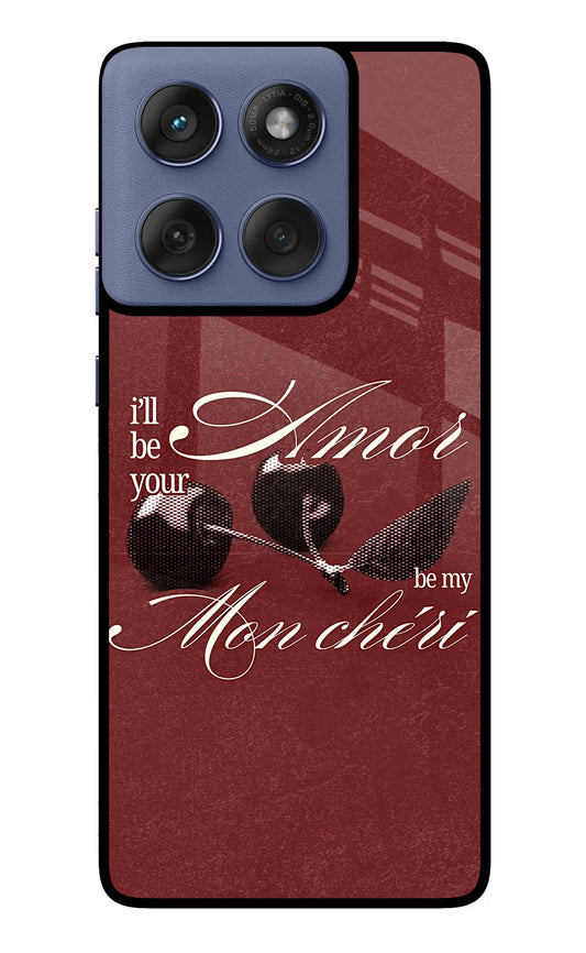 Velvet Cherry Moto Edge 60 Fusion Glass Case