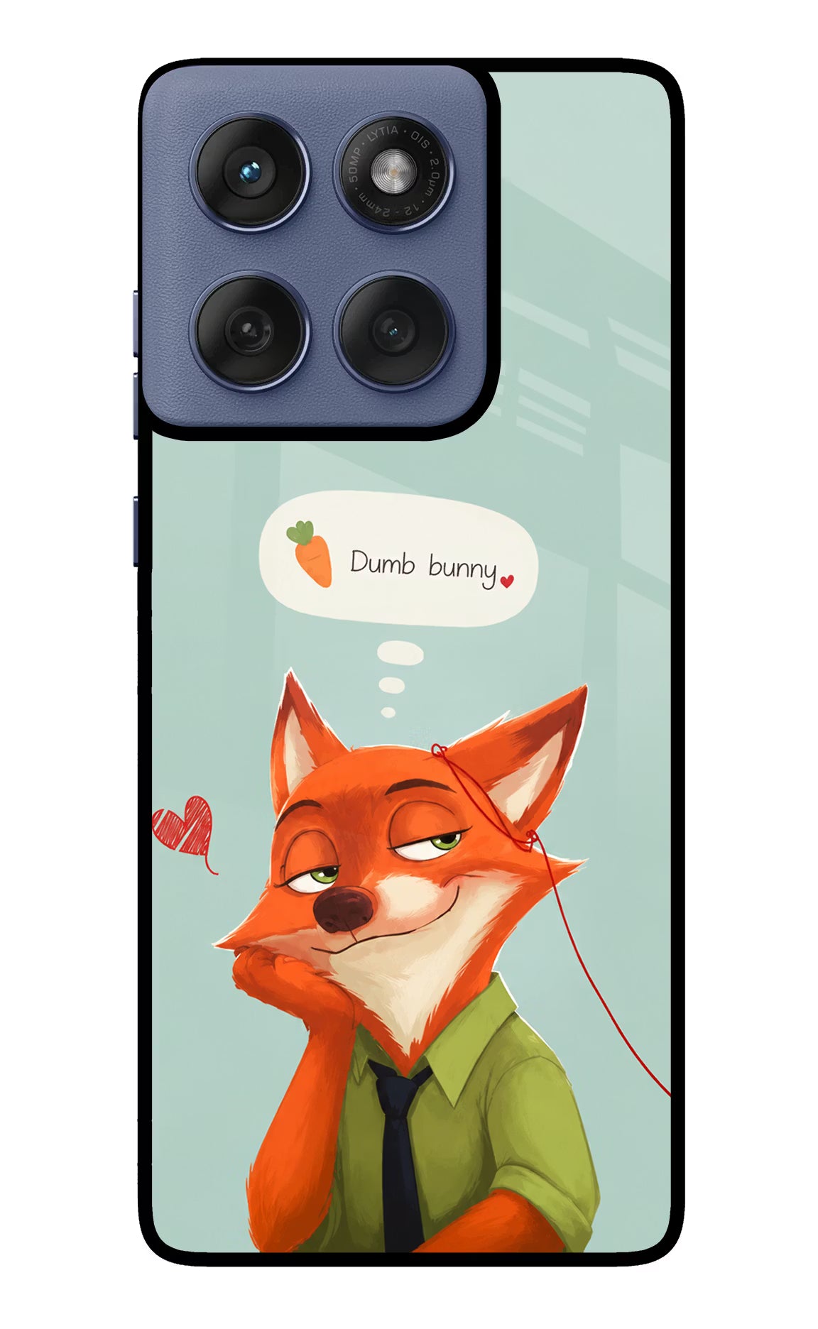 Nick Charm Moto Edge 60 Fusion Glass Case