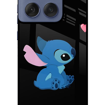 Stitch Crush Moto Edge 60 Fusion Glass Case Back Cover by Casekaro