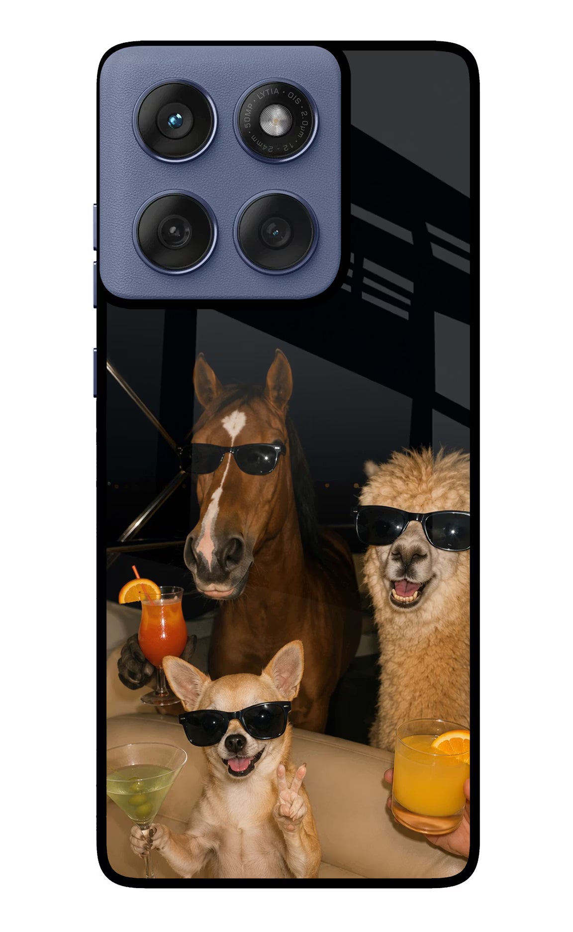 Party Squad Moto Edge 60 Fusion Glass Case