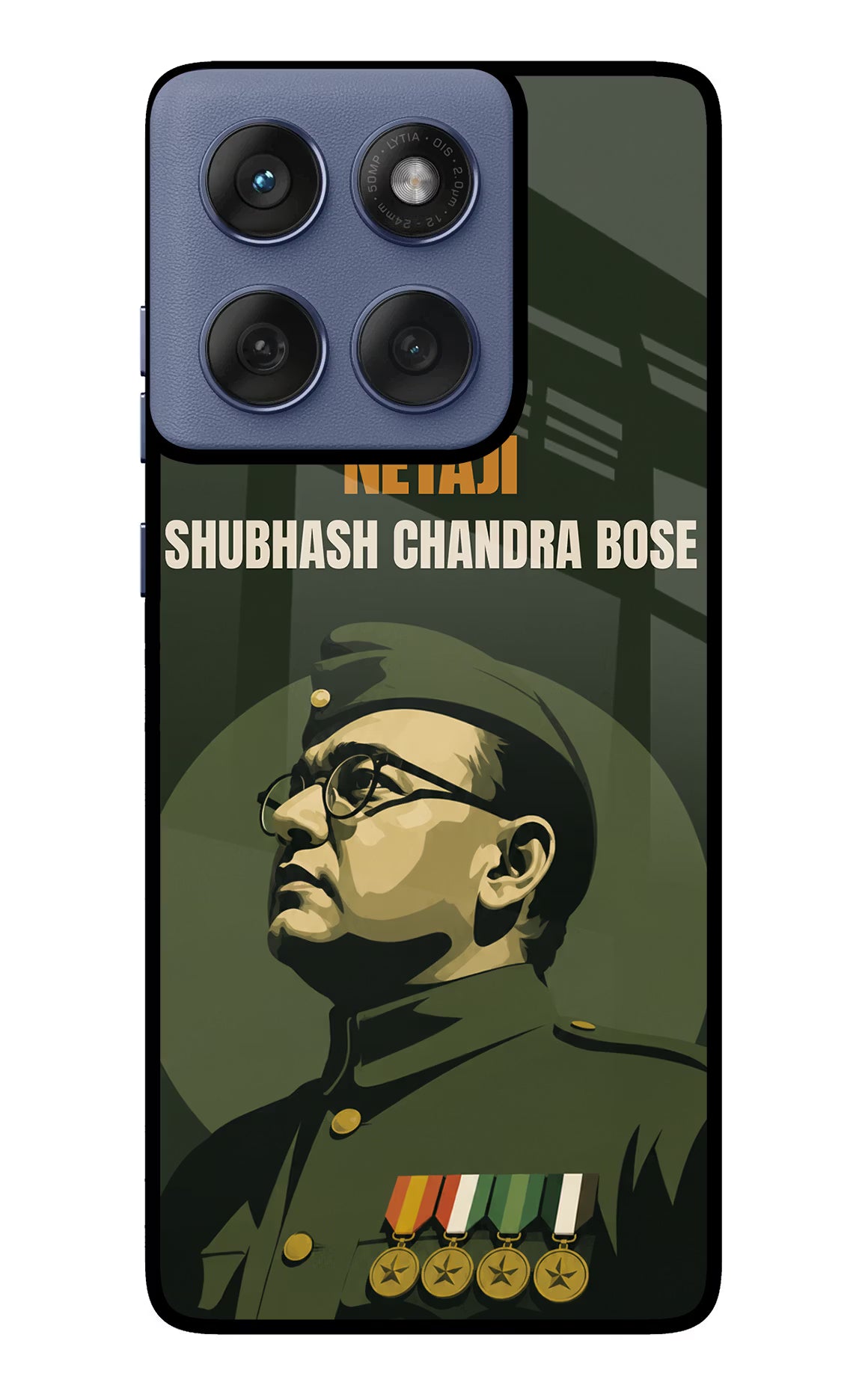 Netaji Legacy Moto Edge 60 Fusion Glass Case