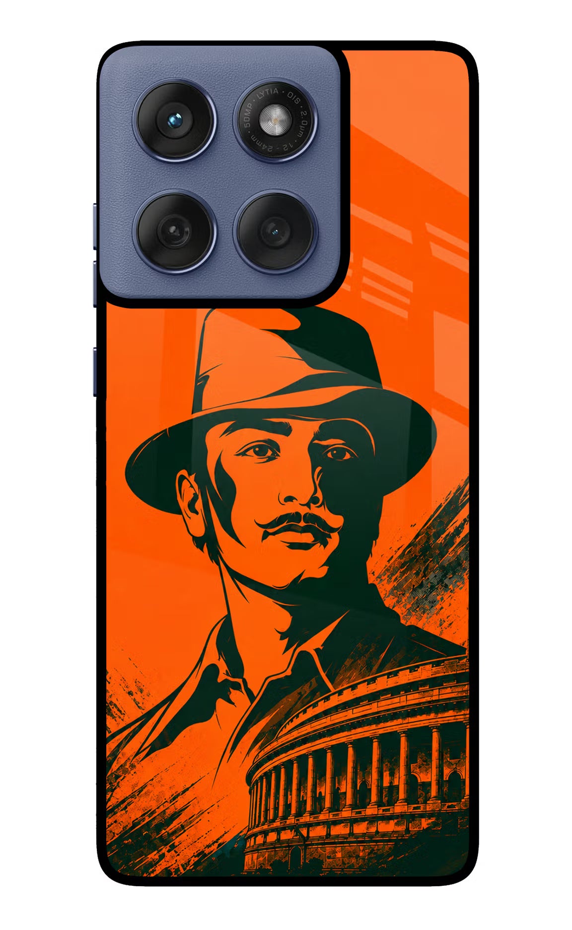 Bhagat Singh Legacy Moto Edge 60 Fusion Glass Case