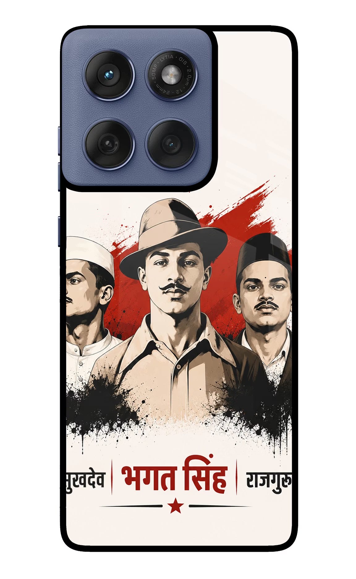 Sardar Patel Iron Will Moto Edge 60 Fusion Glass Case