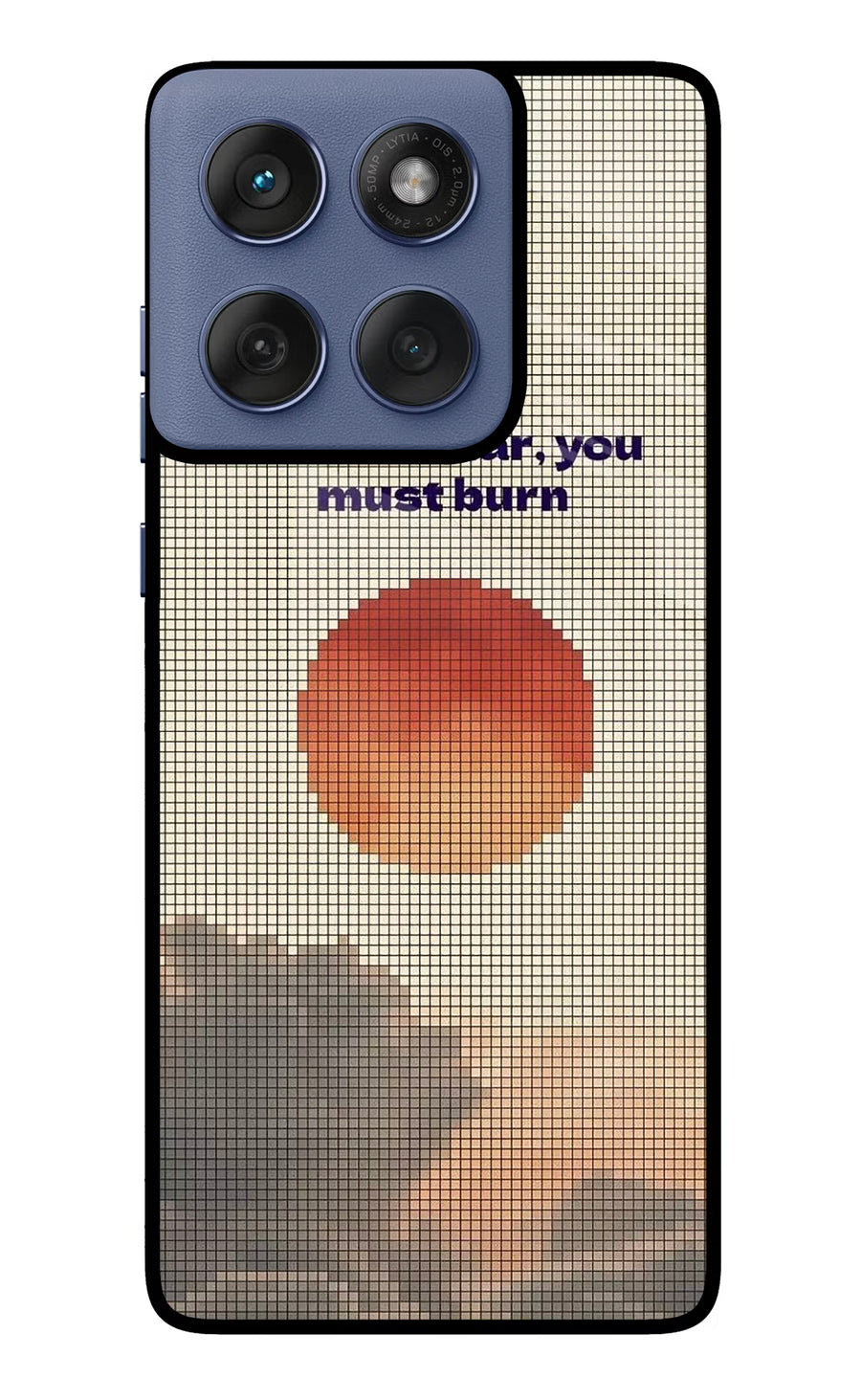 Pixel Sun Moto Edge 60 Fusion Back Cover, Glass case