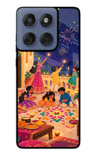 Diwali Night Moto Edge 60 Fusion Glass Case