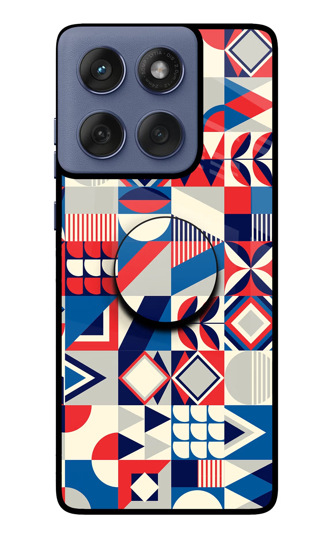 Colorful Pattern Moto Edge 60 Fusion Pop Case by Casekaro