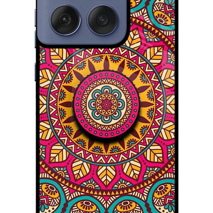 Mandala Moto Edge 60 Fusion Pop Case by Casekaro