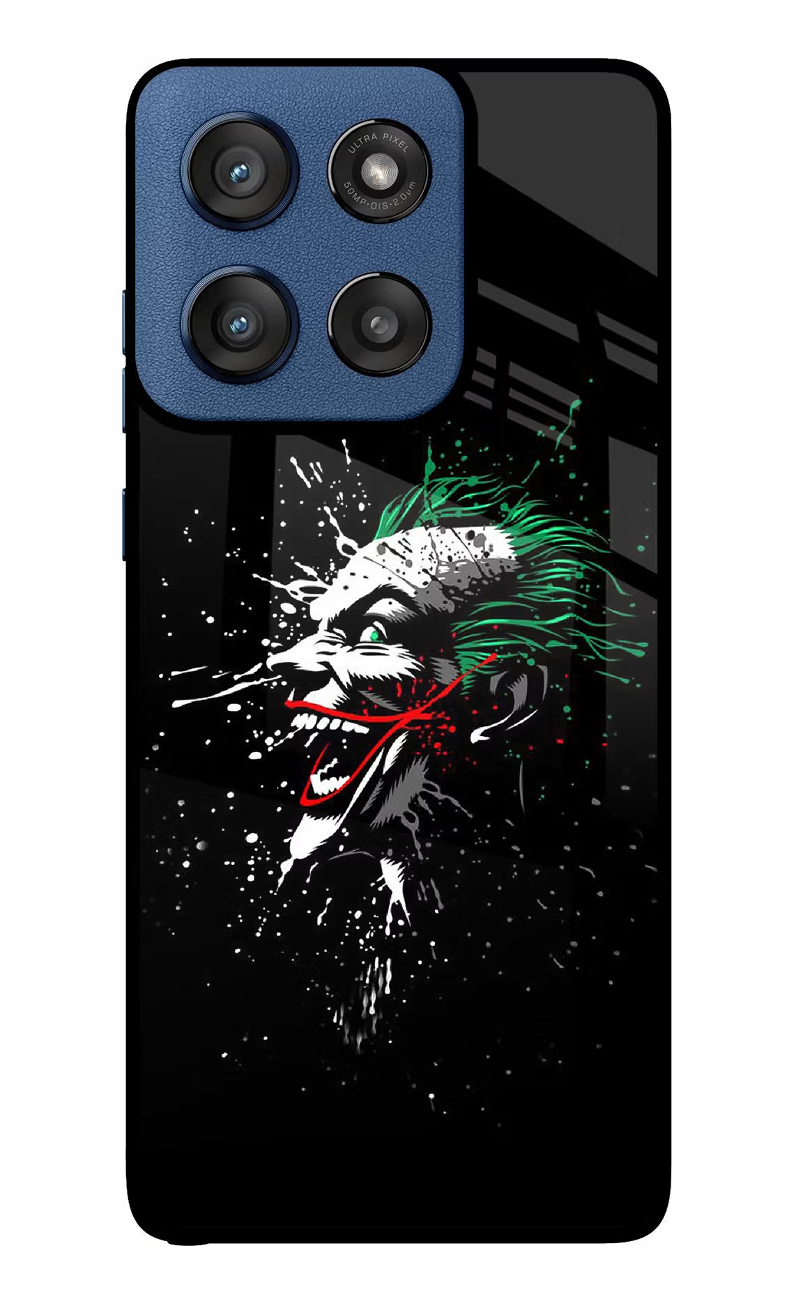 Joker Moto Edge 60 Stylus Glass Case Back Cover by Casekaro