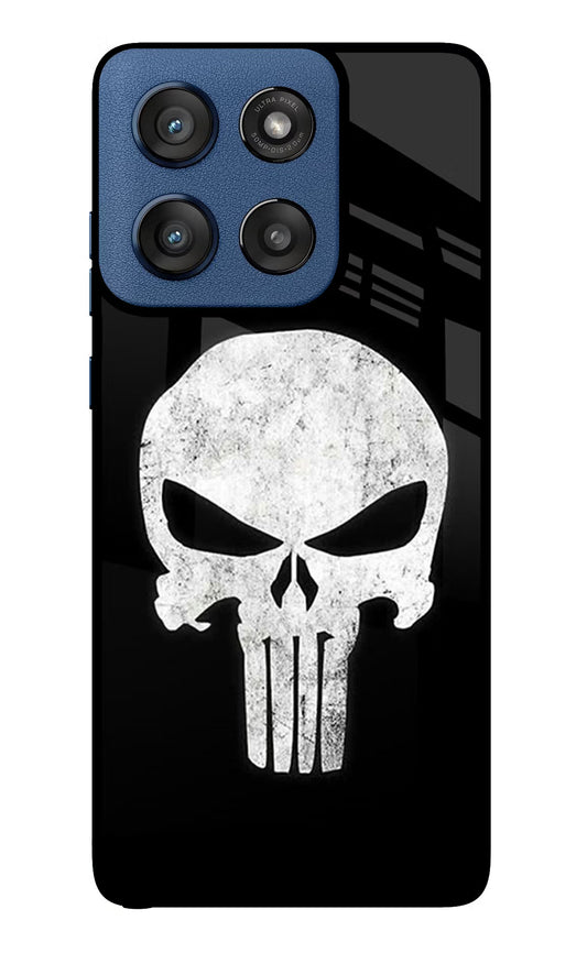 Punisher Skull Moto Edge 60 Stylus Glass Case