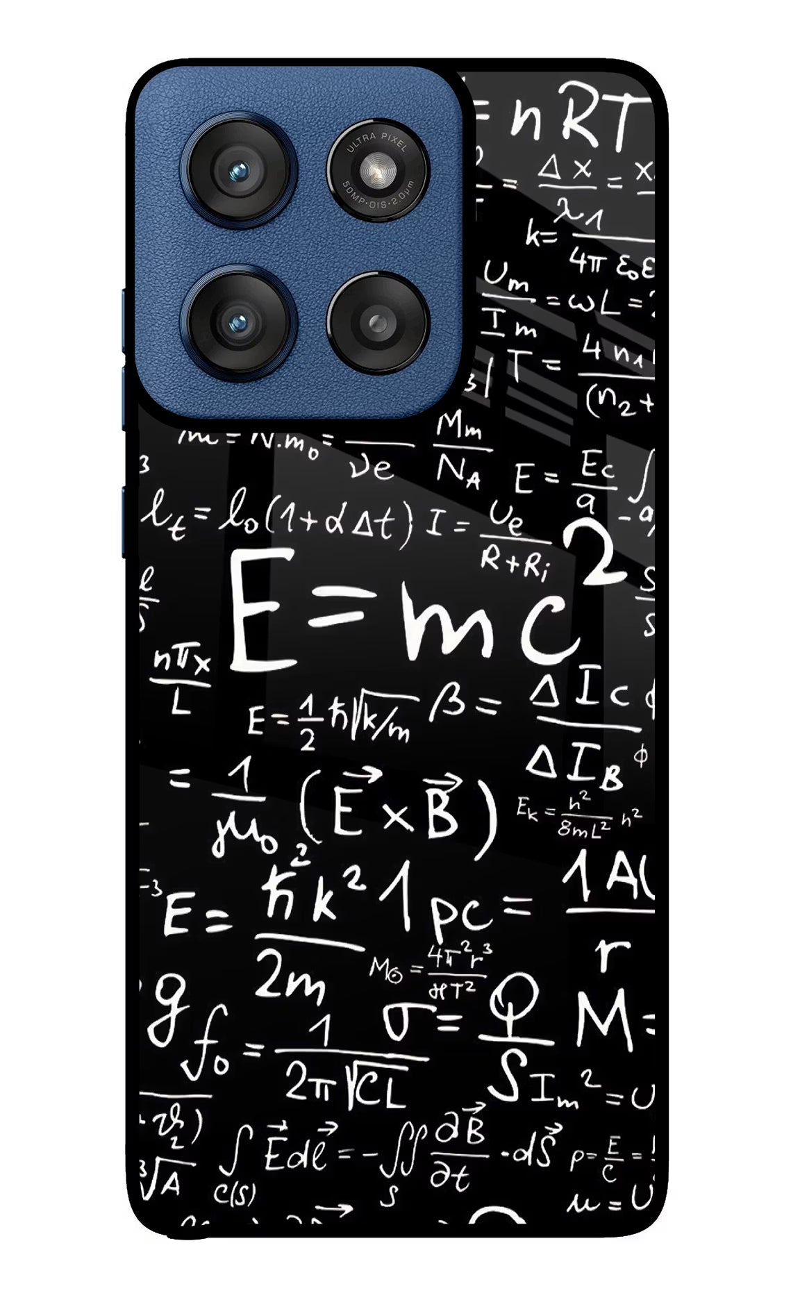 Physics Formula Moto Edge 60 Stylus Glass Case Back Cover by Casekaro