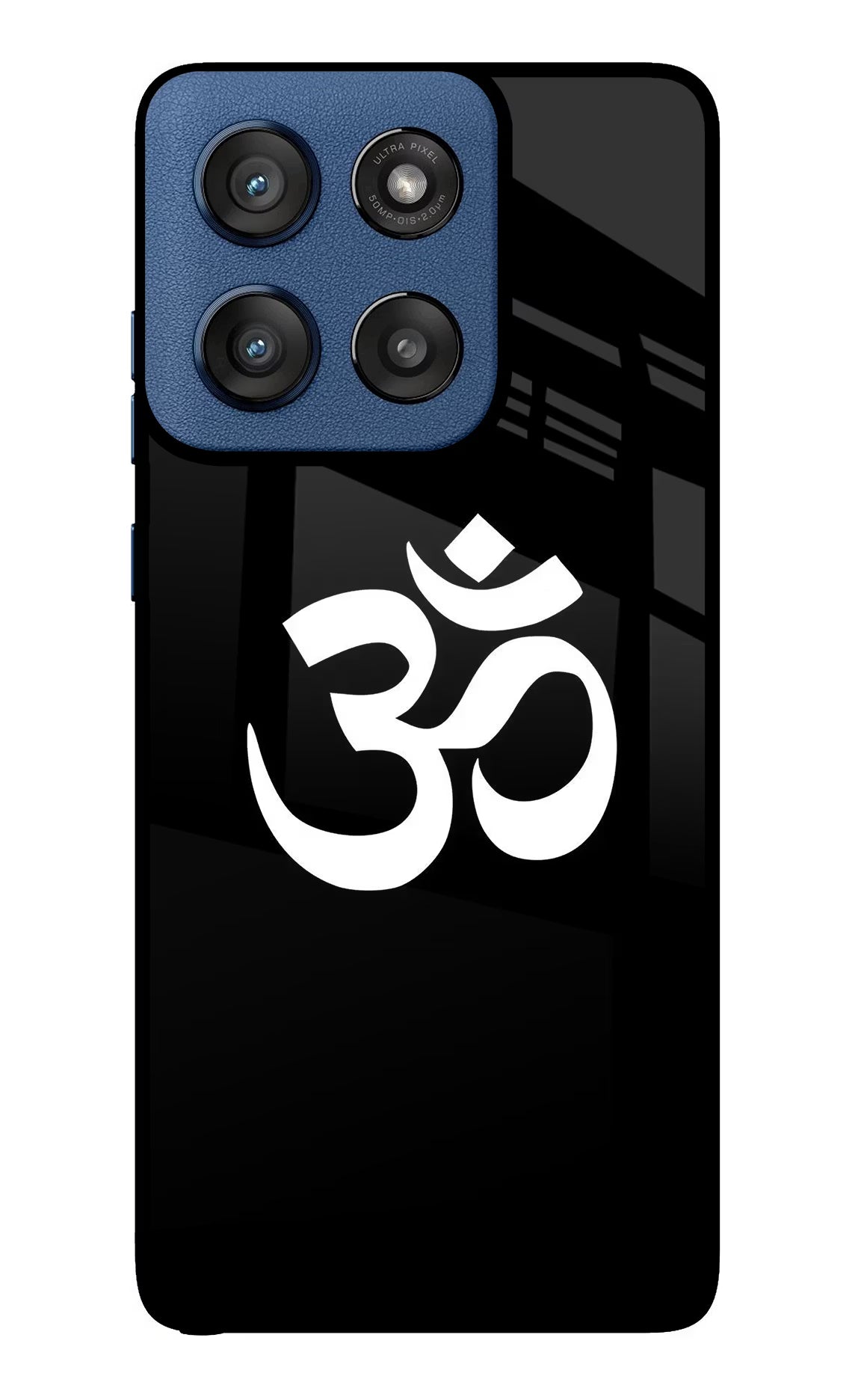 Om Moto Edge 60 Stylus Glass Case Back Cover by Casekaro