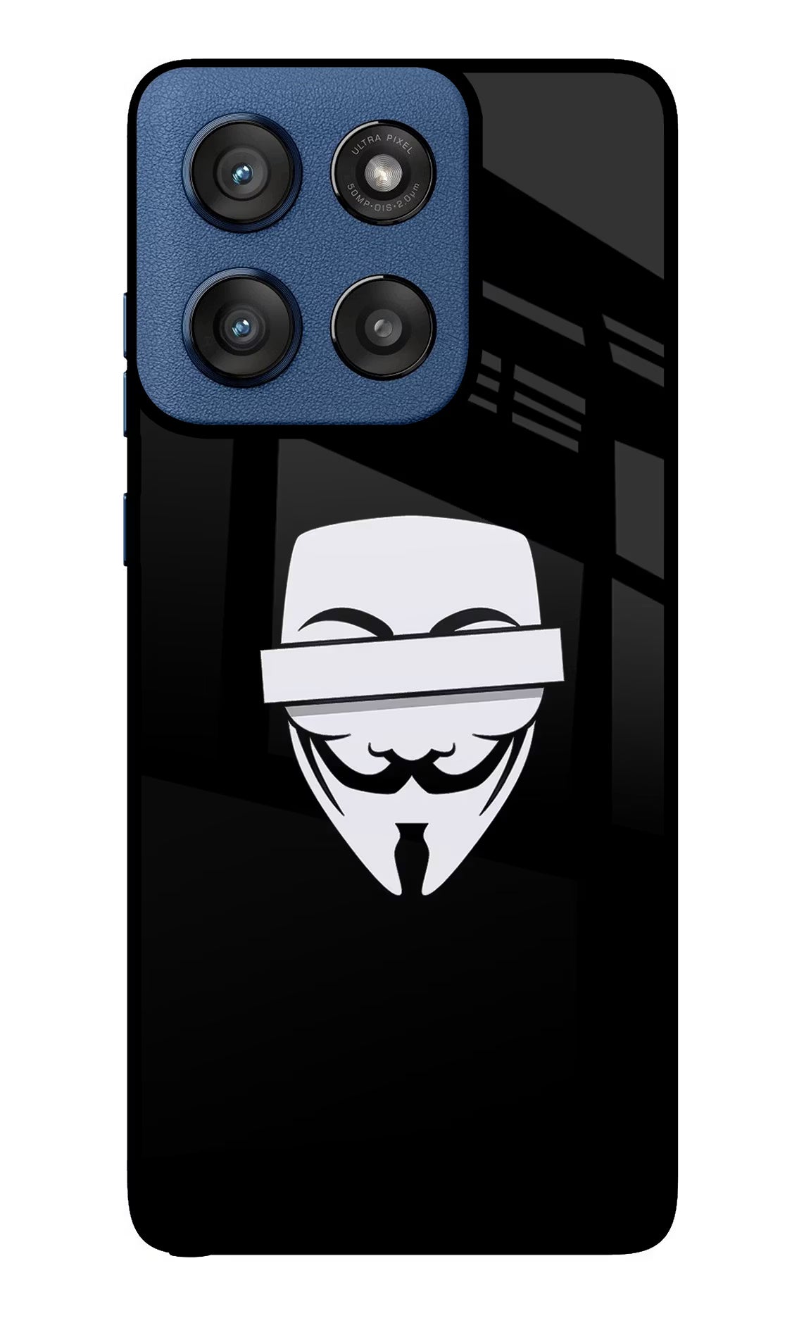 Anonymous Face Moto Edge 60 Stylus Glass Case