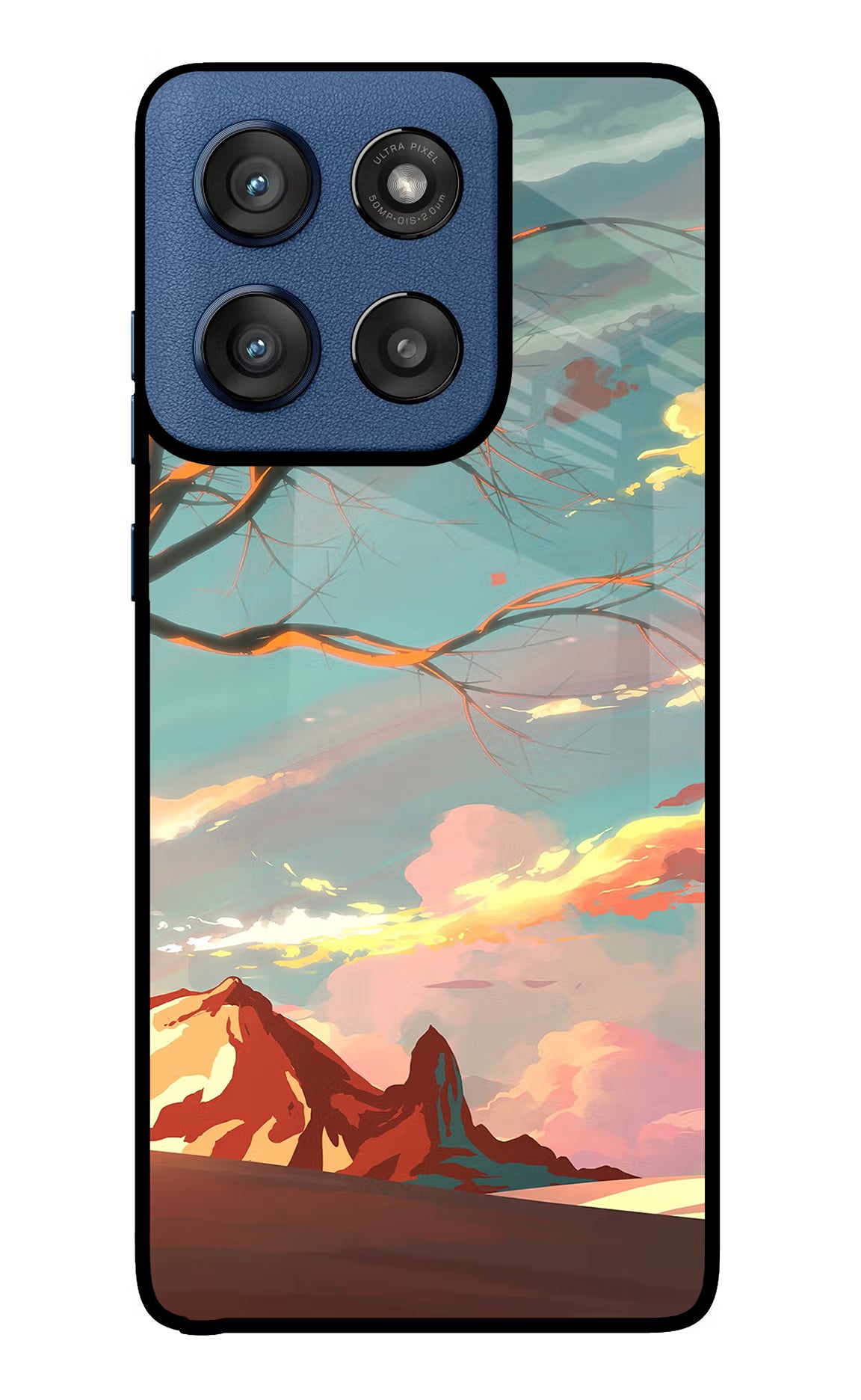 Scenery Moto Edge 60 Stylus Glass Case