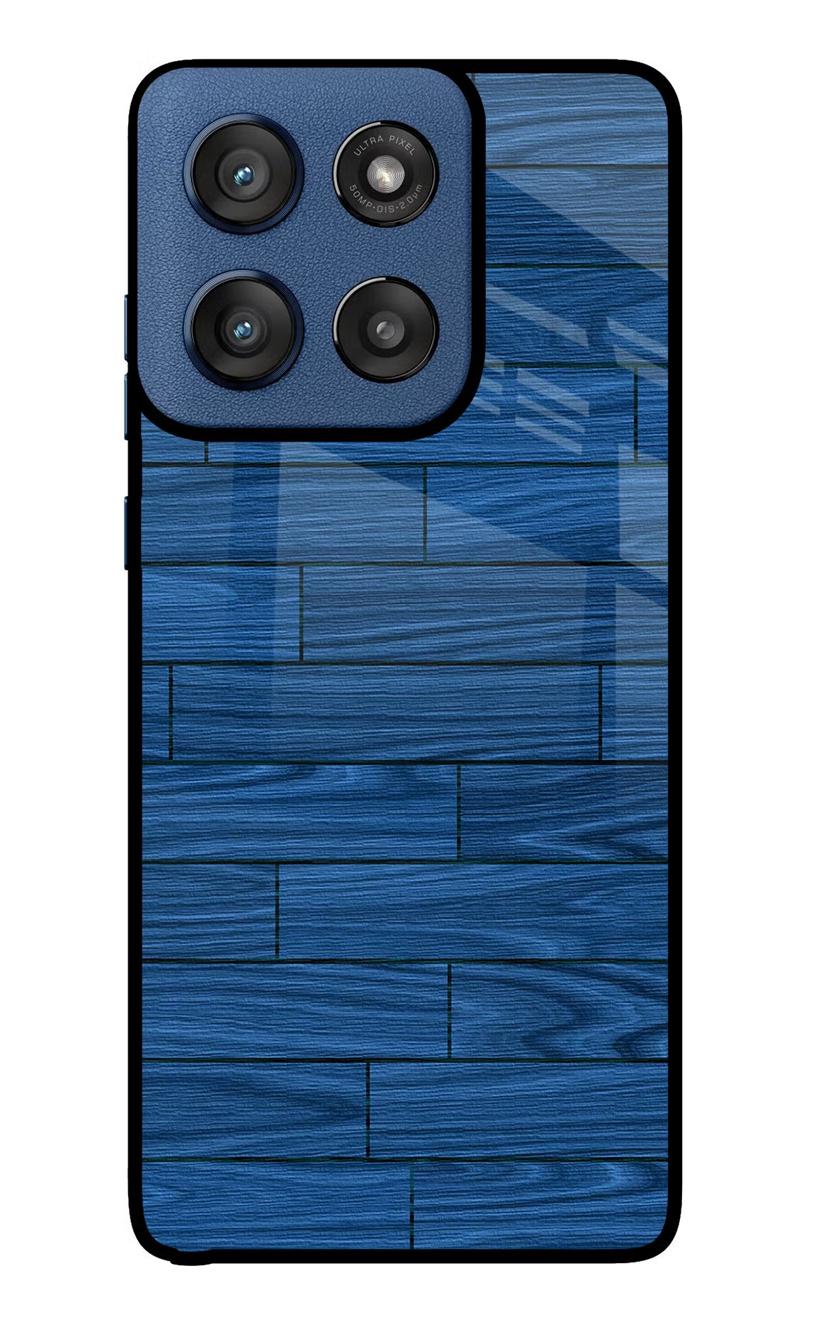 Wooden Texture Moto Edge 60 Stylus Glass Case Back Cover by Casekaro