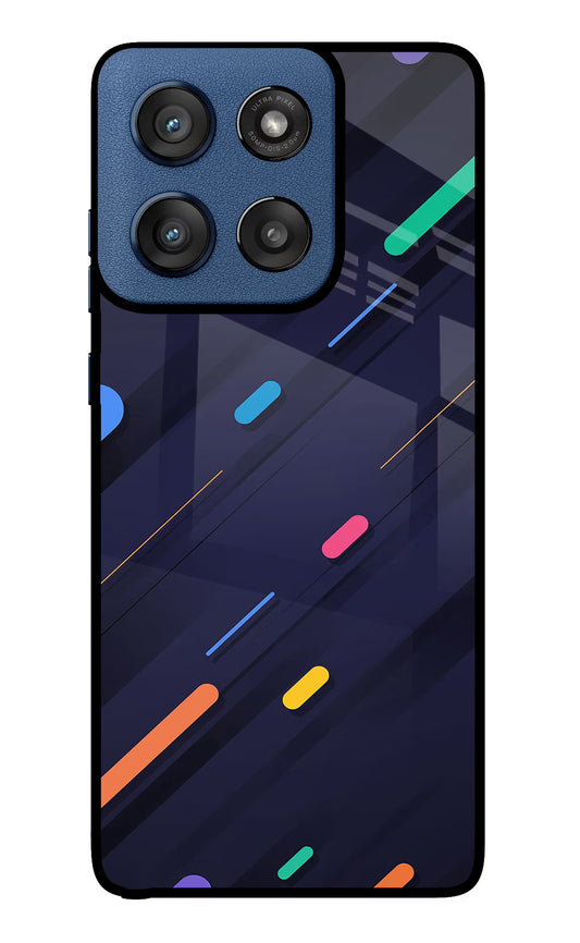 Abstract Design Moto Edge 60 Stylus Glass Case