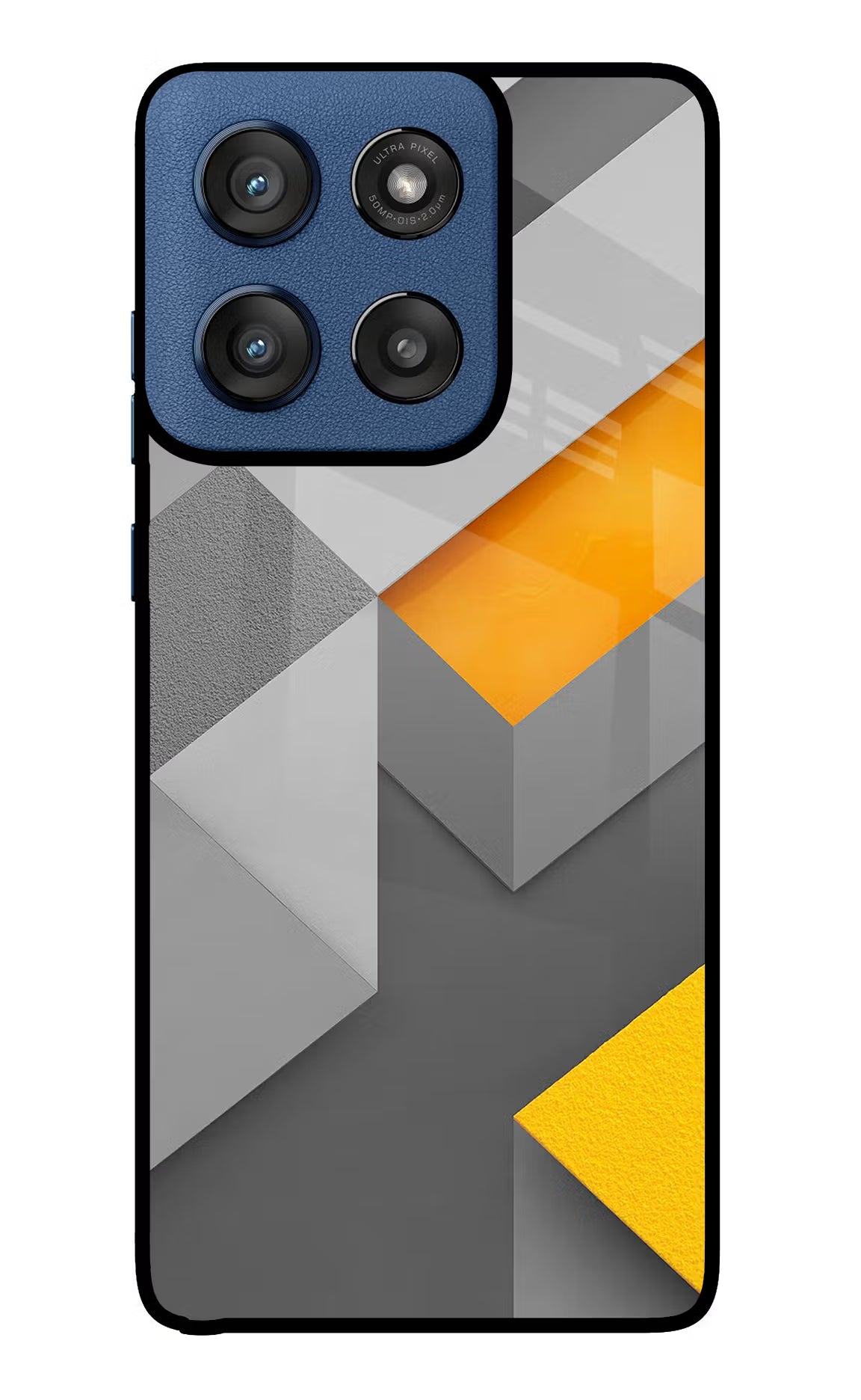 Abstract Moto Edge 60 Stylus Glass Case Back Cover by Casekaro
