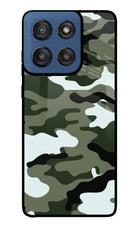 Camouflage Moto Edge 60 Stylus Glass Case