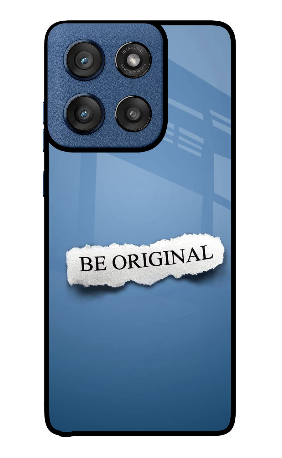 Be Original Moto Edge 60 Stylus Back Cover, Glass case