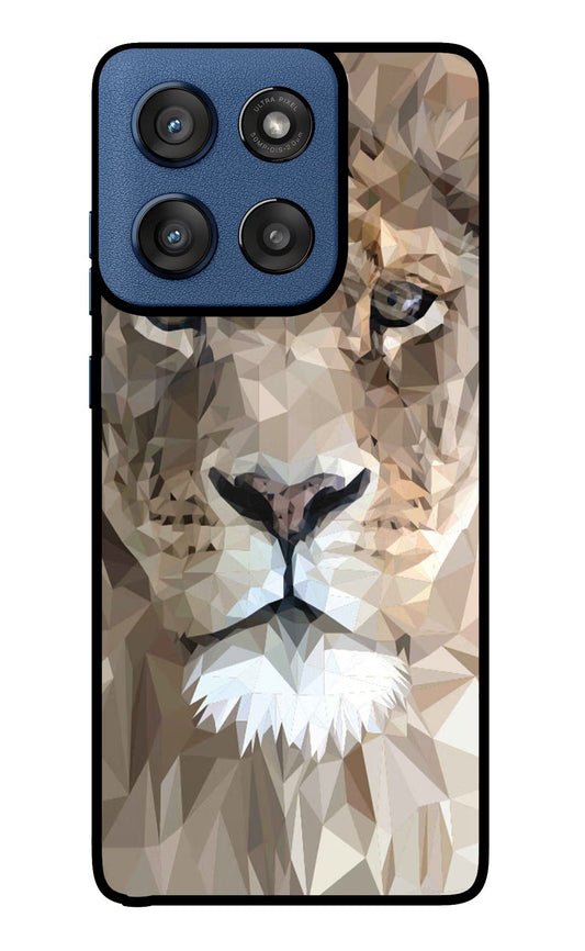Lion Art Moto Edge 60 Stylus Glass Case