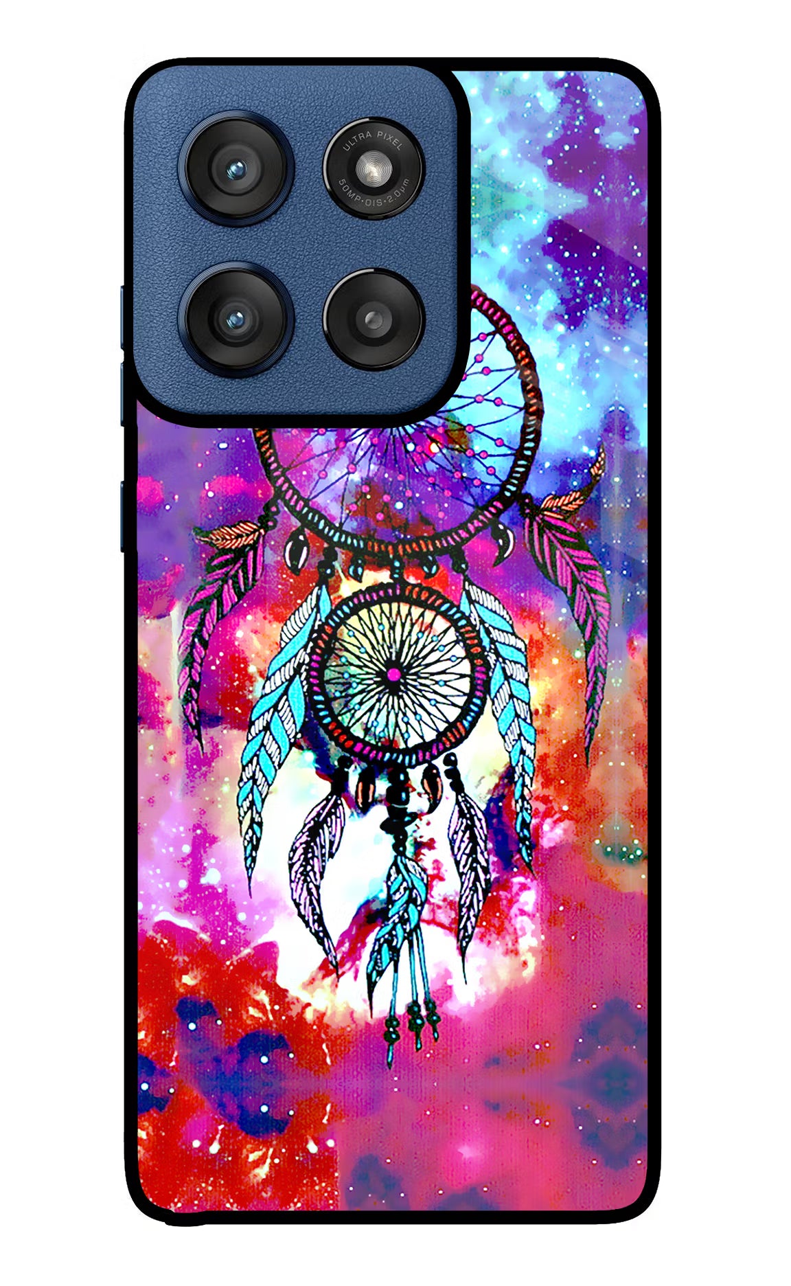 Dream Catcher Abstract Moto Edge 60 Stylus Glass Case Back Cover by Casekaro