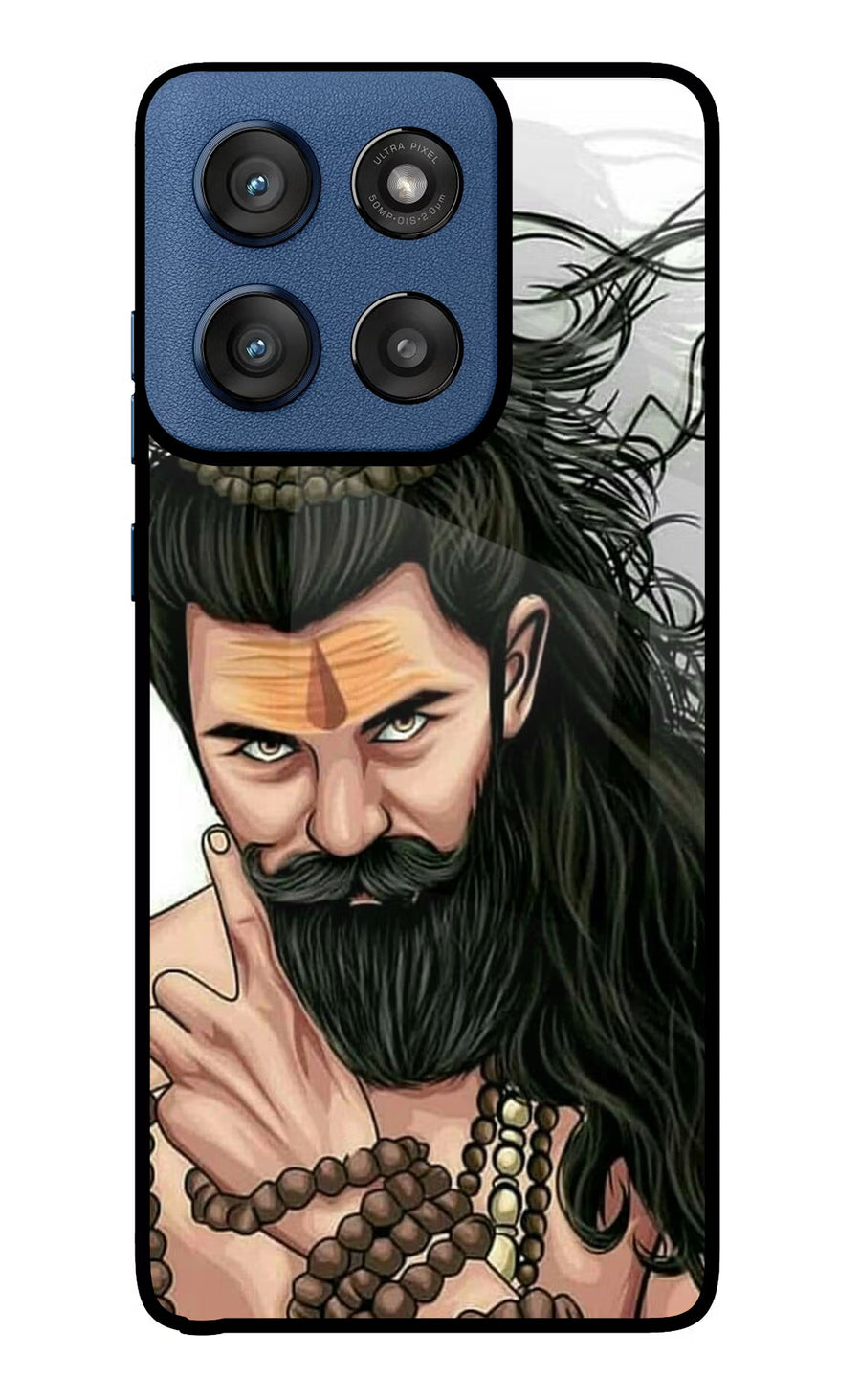 Mahadev Moto Edge 60 Stylus Back Cover, Glass case