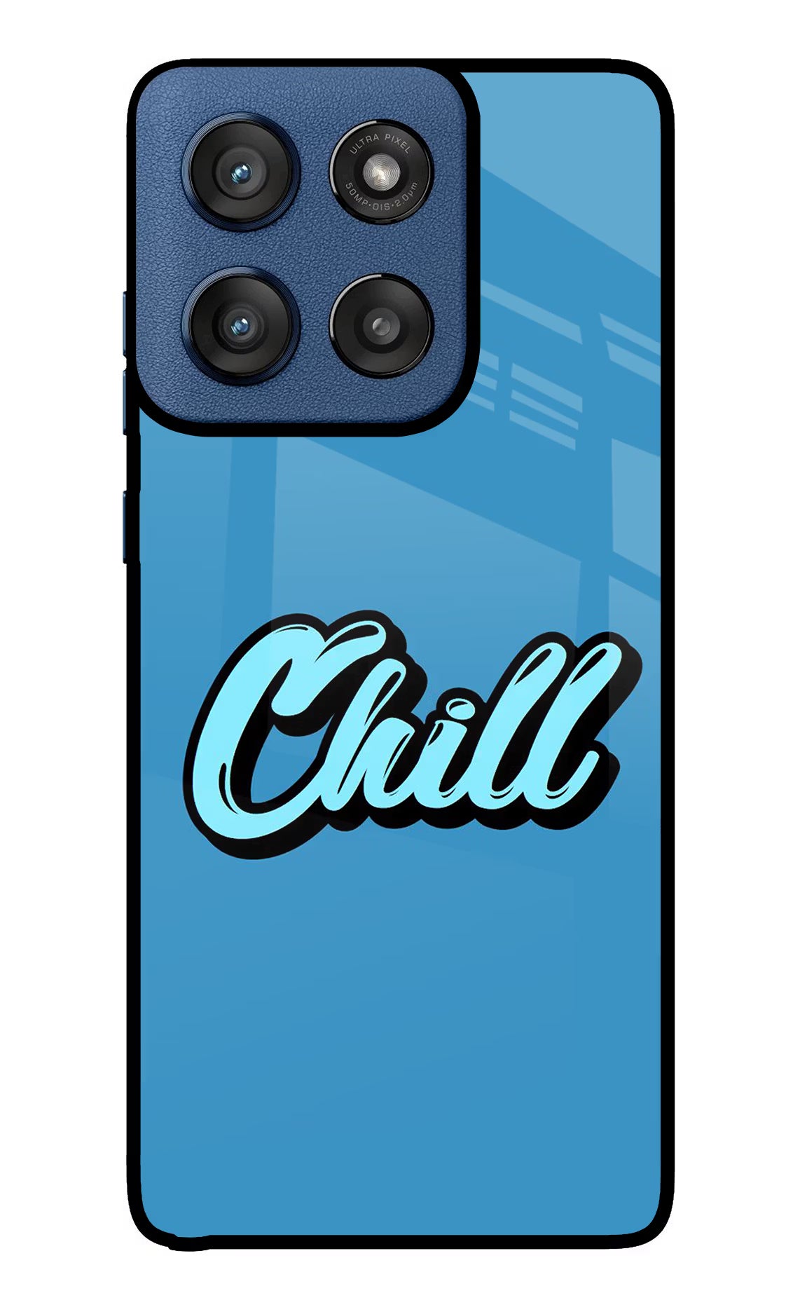 Chill Moto Edge 60 Stylus Glass Case Back Cover by Casekaro