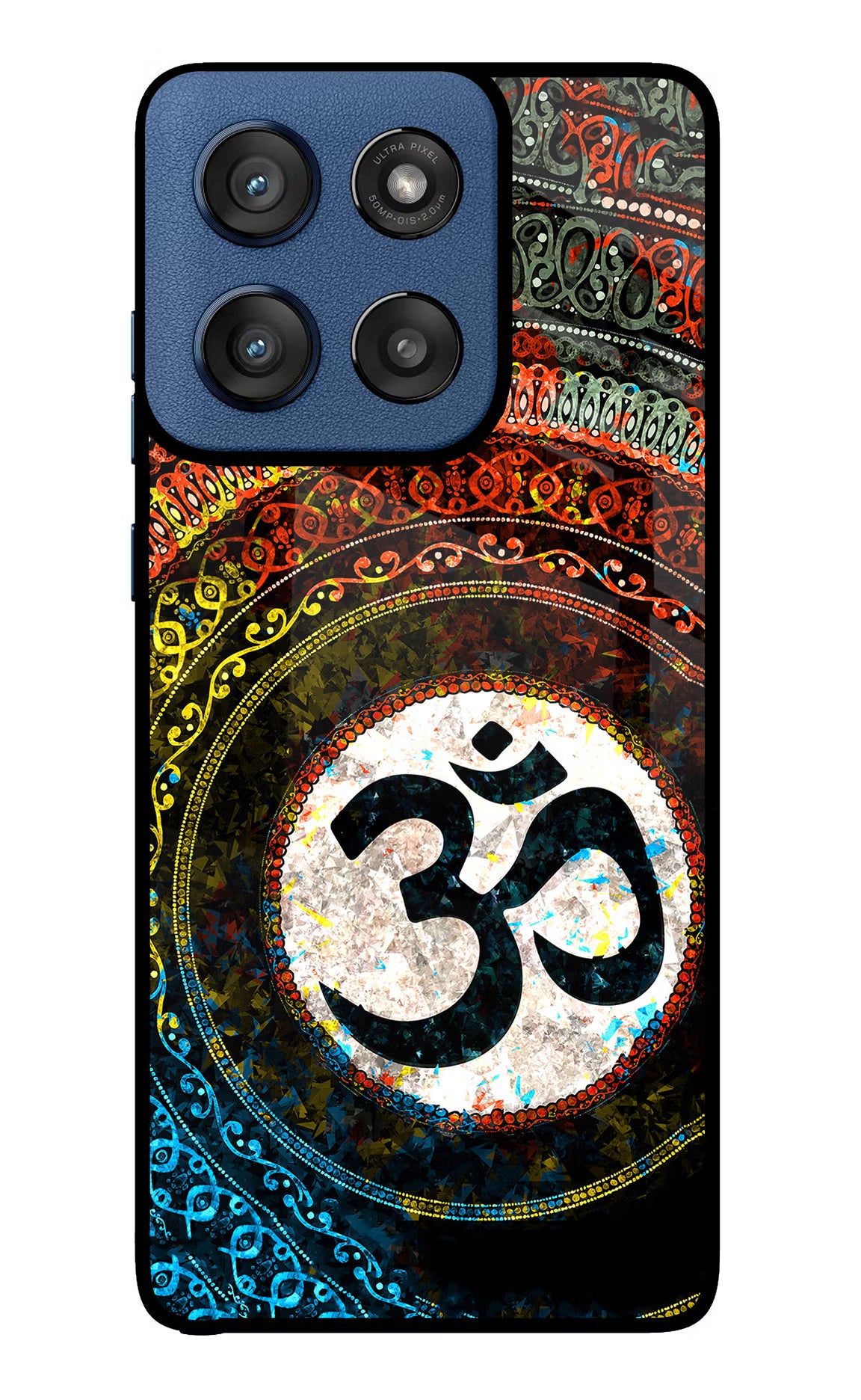 Om Cultural Moto Edge 60 Stylus Glass Case