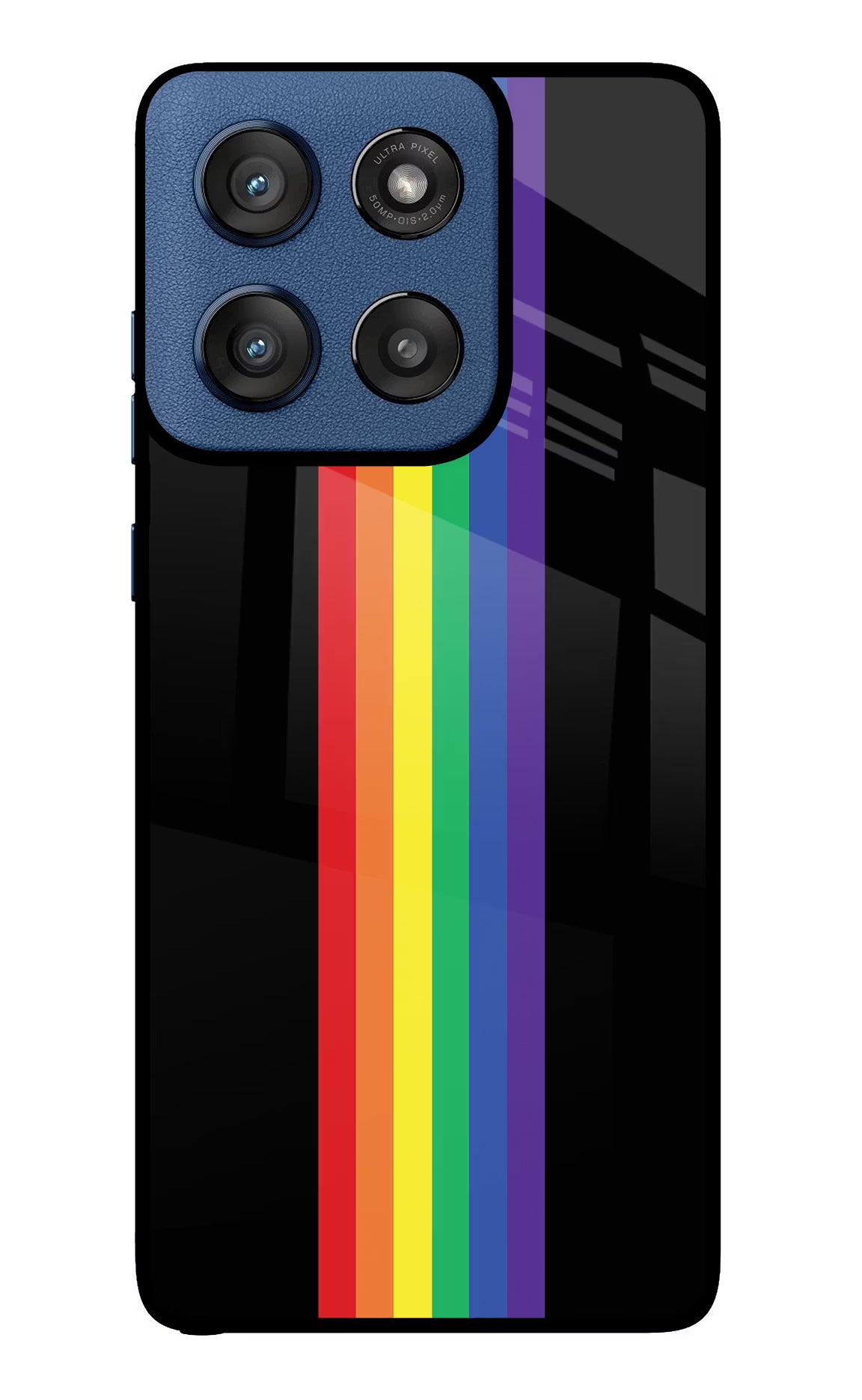 Pride Moto Edge 60 Stylus Glass Case Back Cover by Casekaro