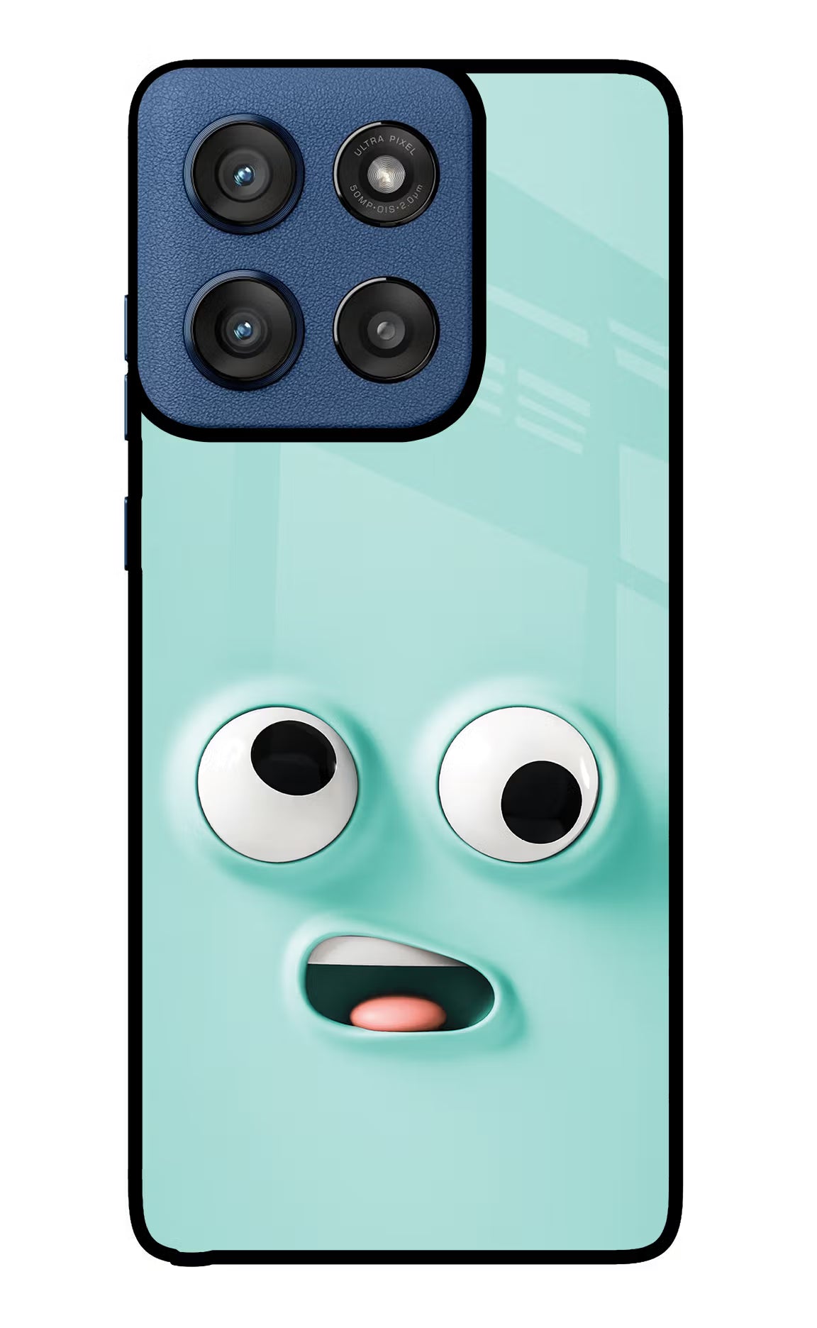 Funny Cartoon Moto Edge 60 Stylus Glass Case