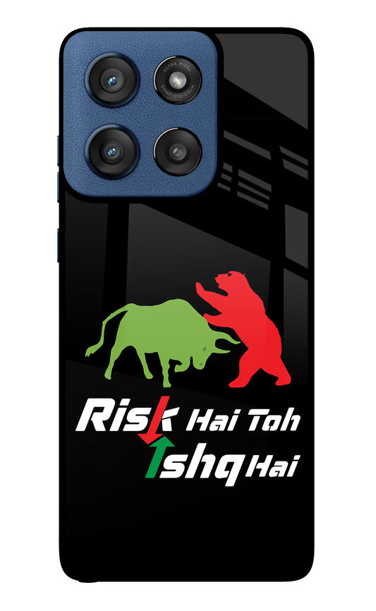 Risk Hai Toh Ishq Hai Moto Edge 60 Stylus Glass Case