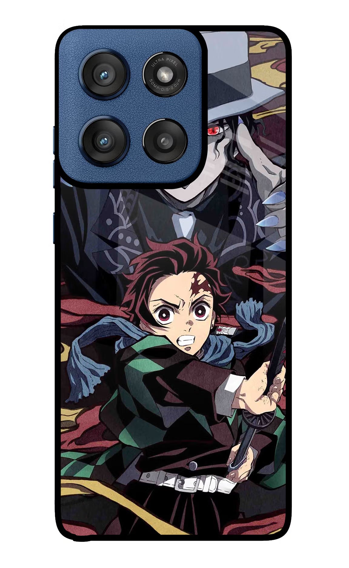 Demon Slayer Moto Edge 60 Stylus Glass Case
