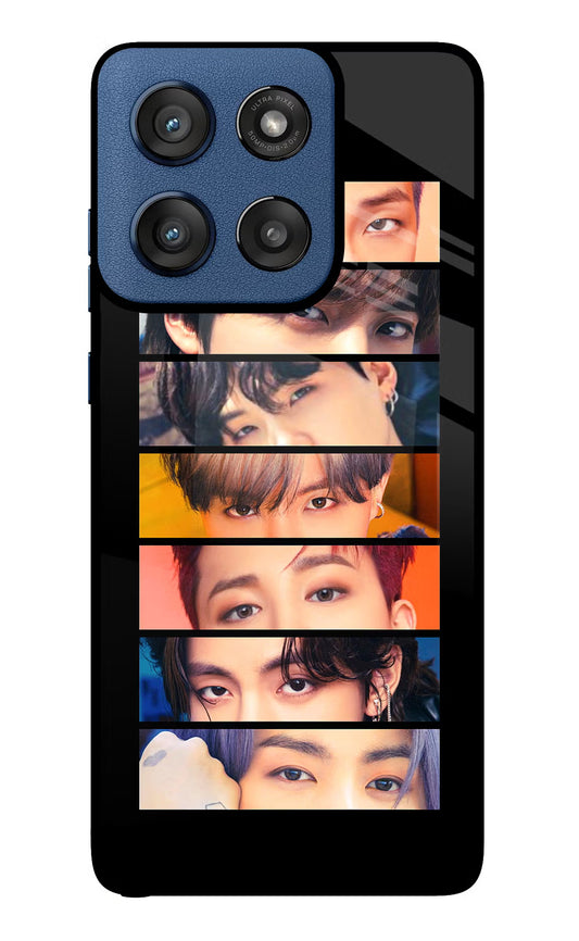 BTS Eyes Moto Edge 60 Stylus Glass Case