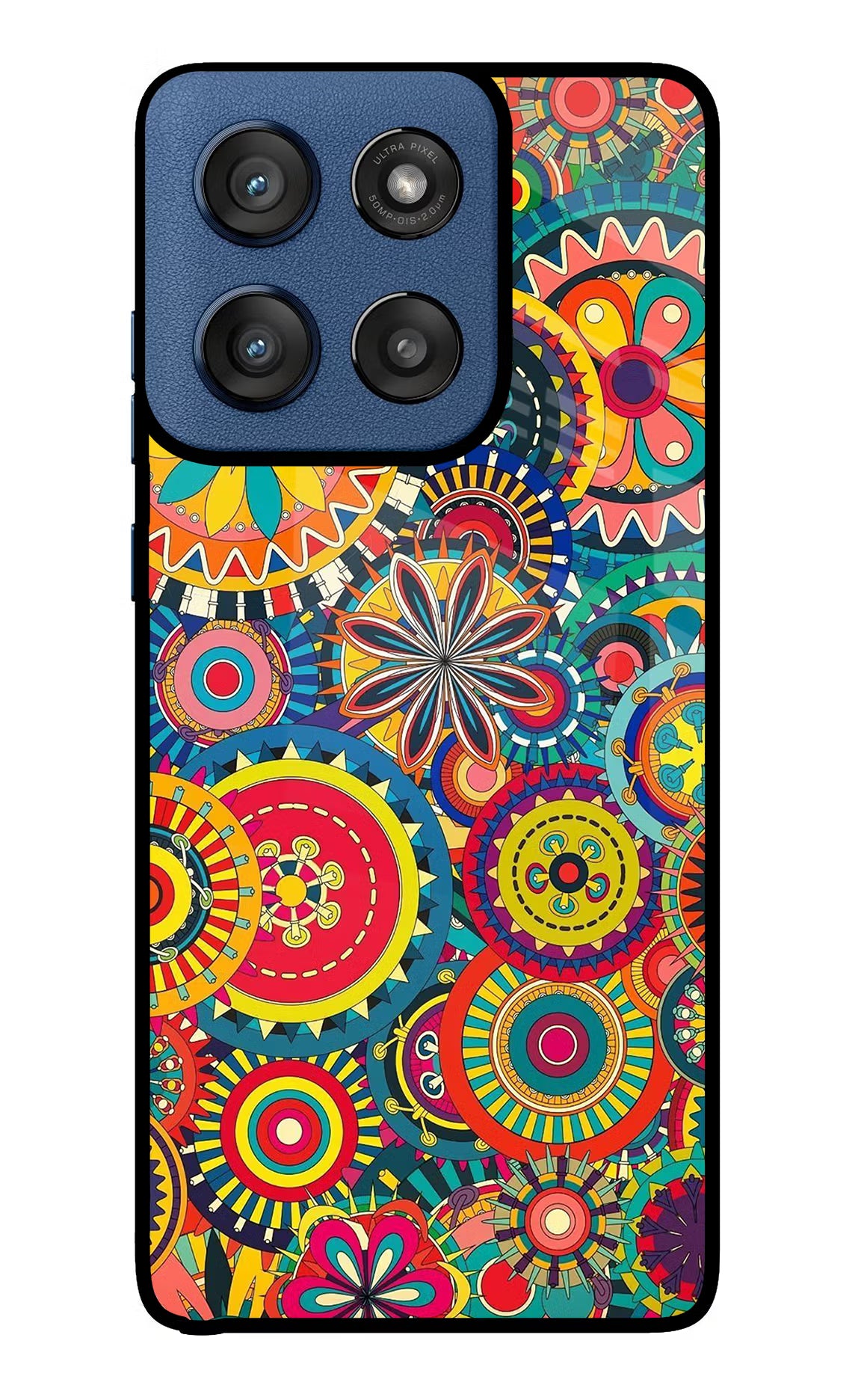 Gol Gol Art Moto Edge 60 Stylus Glass Case Back Cover by Casekaro