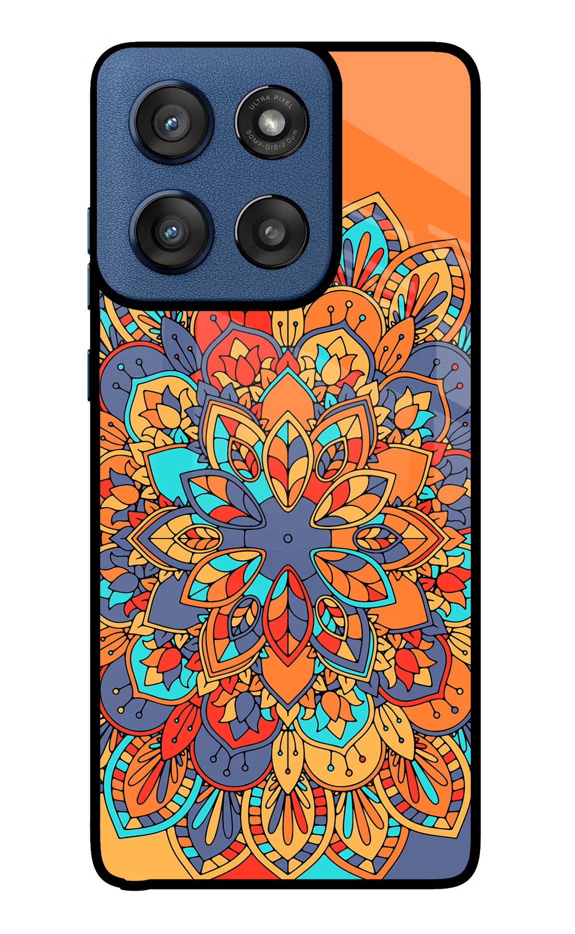 Color Mandala Moto Edge 60 Stylus Glass Case