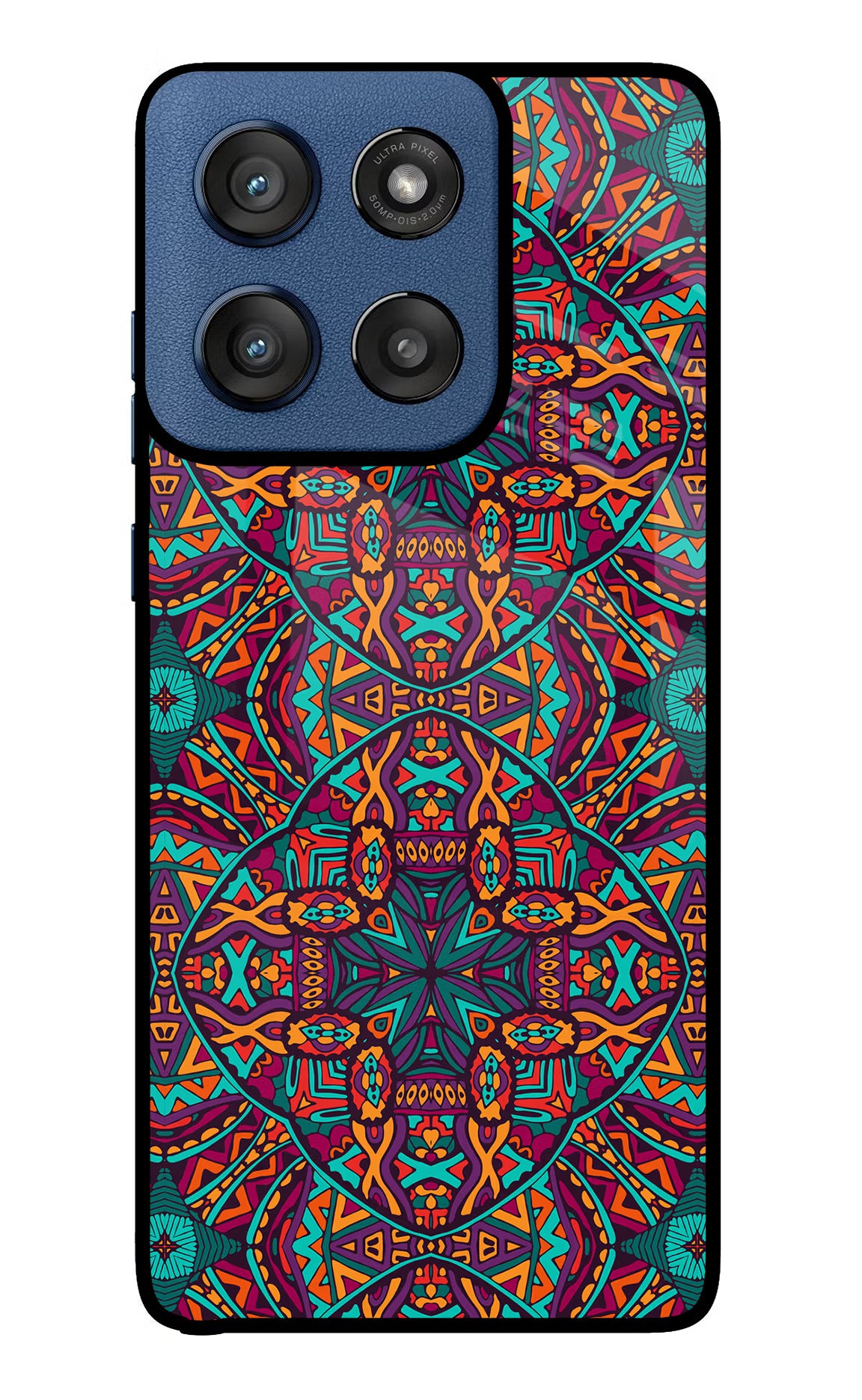 Colour Mandala Moto Edge 60 Stylus Glass Case