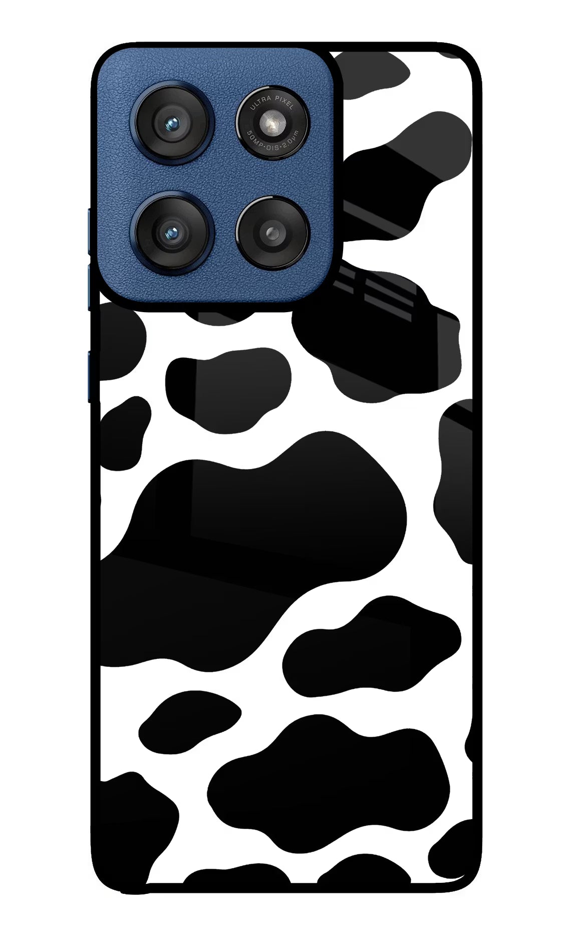 Cow Spots Moto Edge 60 Stylus Glass Case