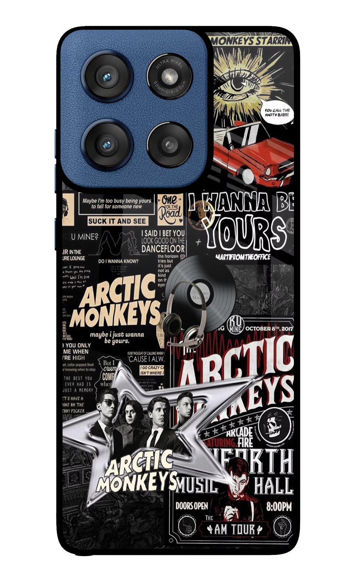 Arctic Monkeys Moto Edge 60 Stylus Glass Case
