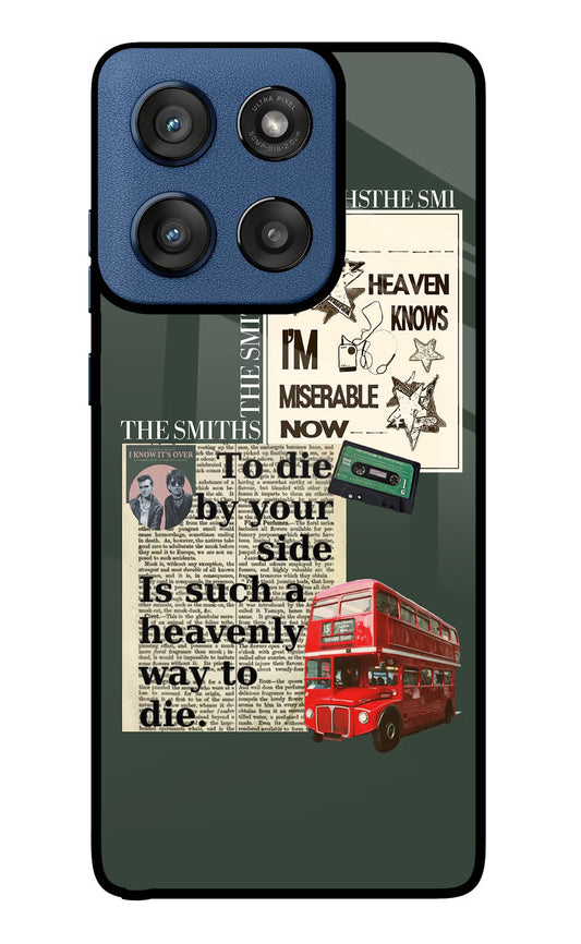 The Smiths Moto Edge 60 Stylus Glass Case