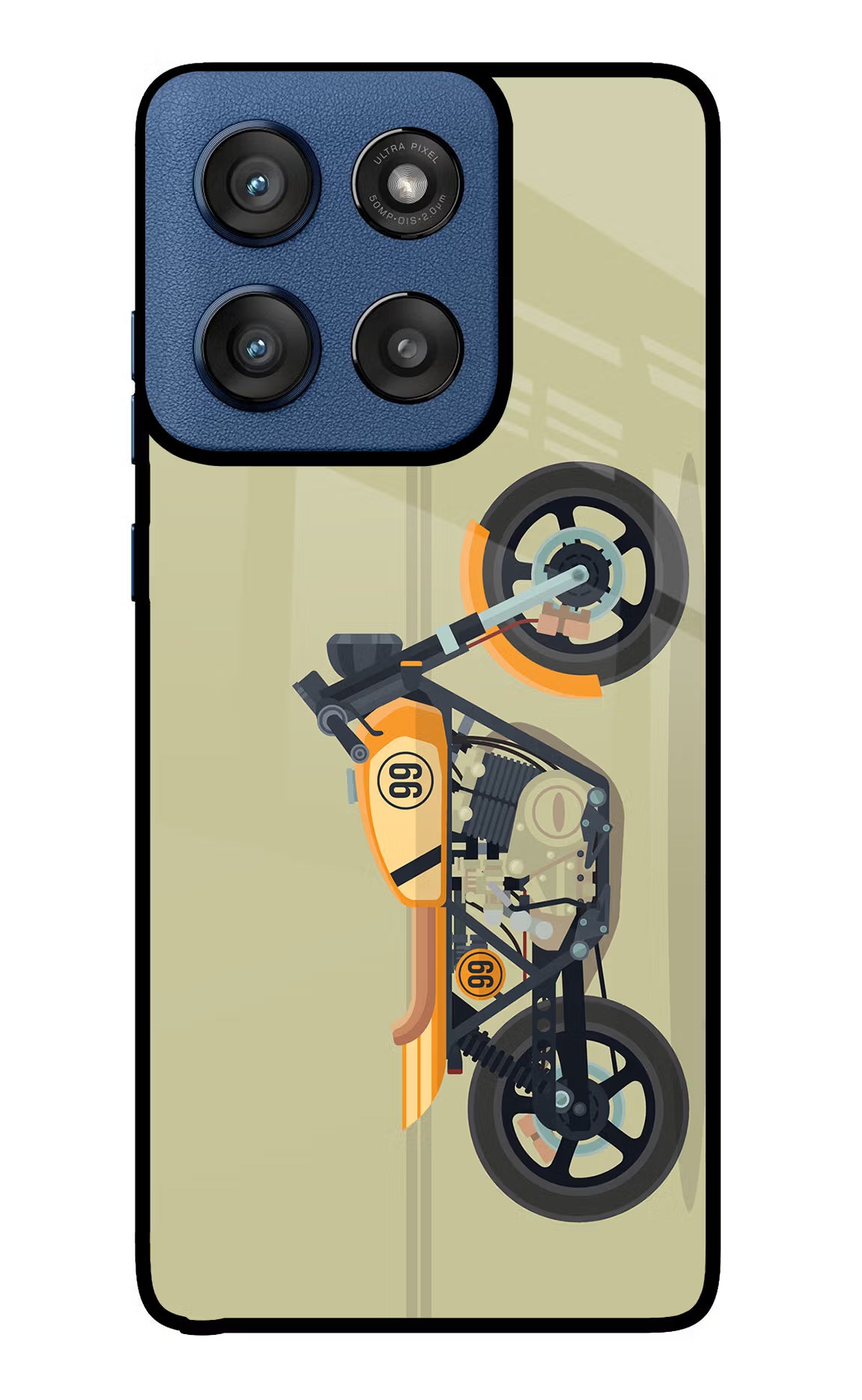 Vertical Speedster Moto Edge 60 Stylus Glass Case