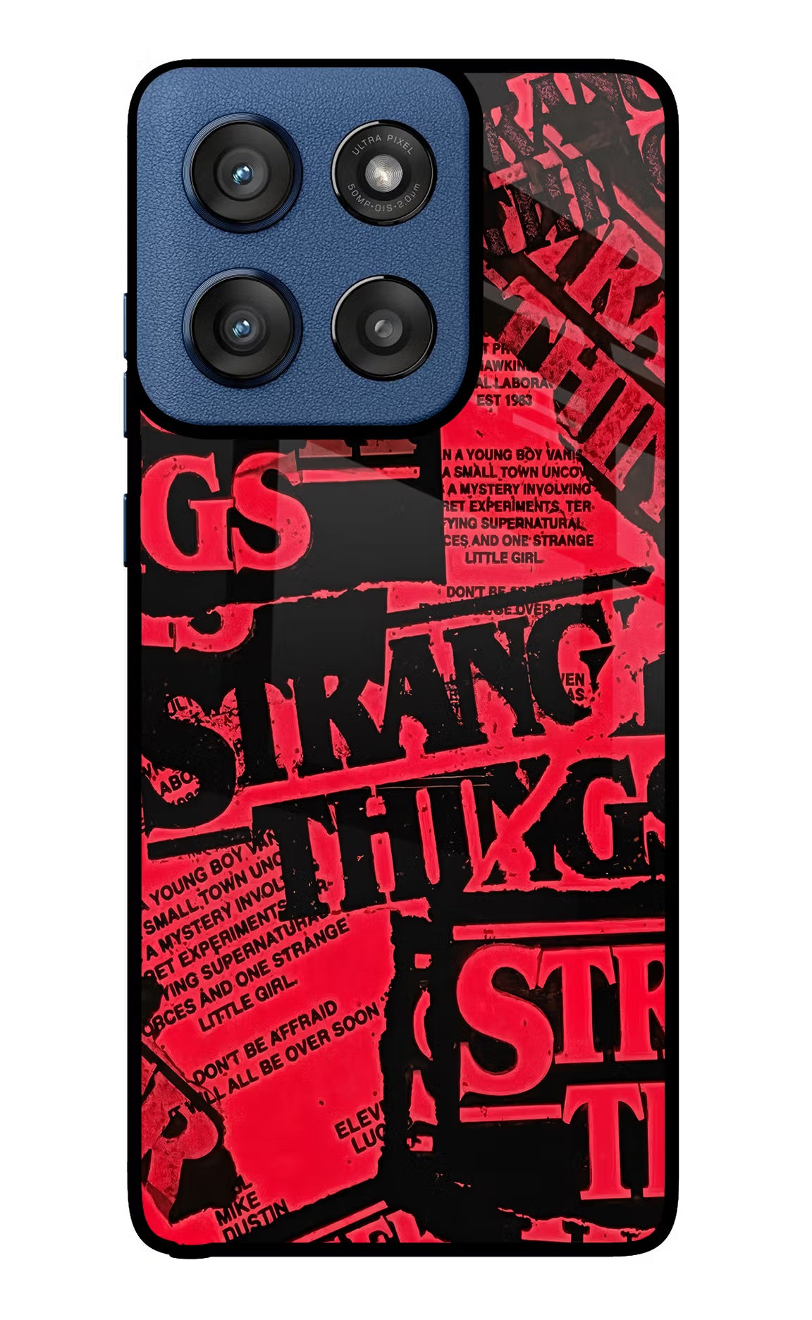 Ordinary Things Moto Edge 60 Stylus Glass Case Back Cover by Casekaro