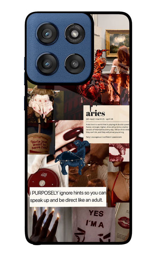 Zodiac Aries Moto Edge 60 Stylus Glass Case