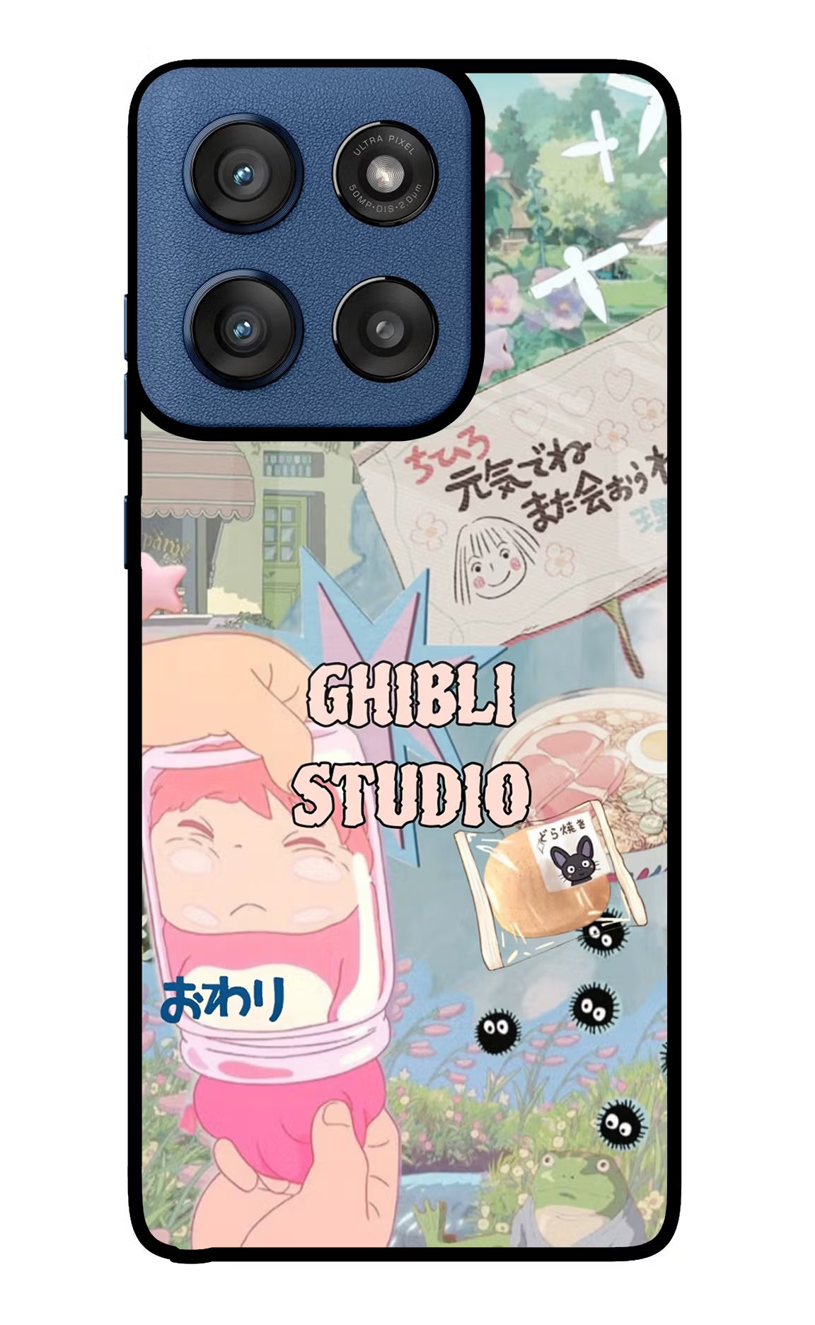 Studio Ghibli Moto Edge 60 Stylus Glass Case