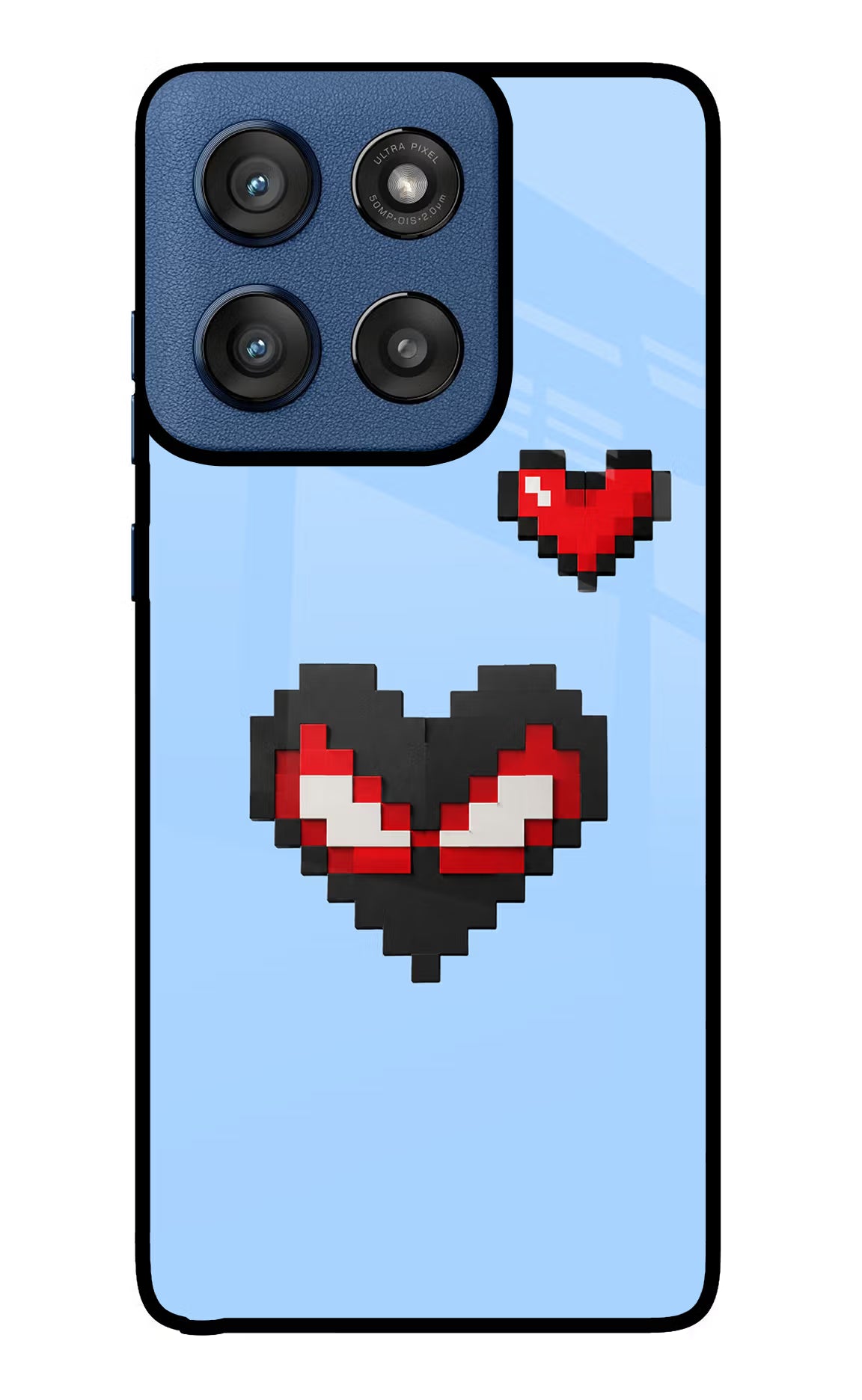 Peter Heart Moto Edge 60 Stylus Glass Case