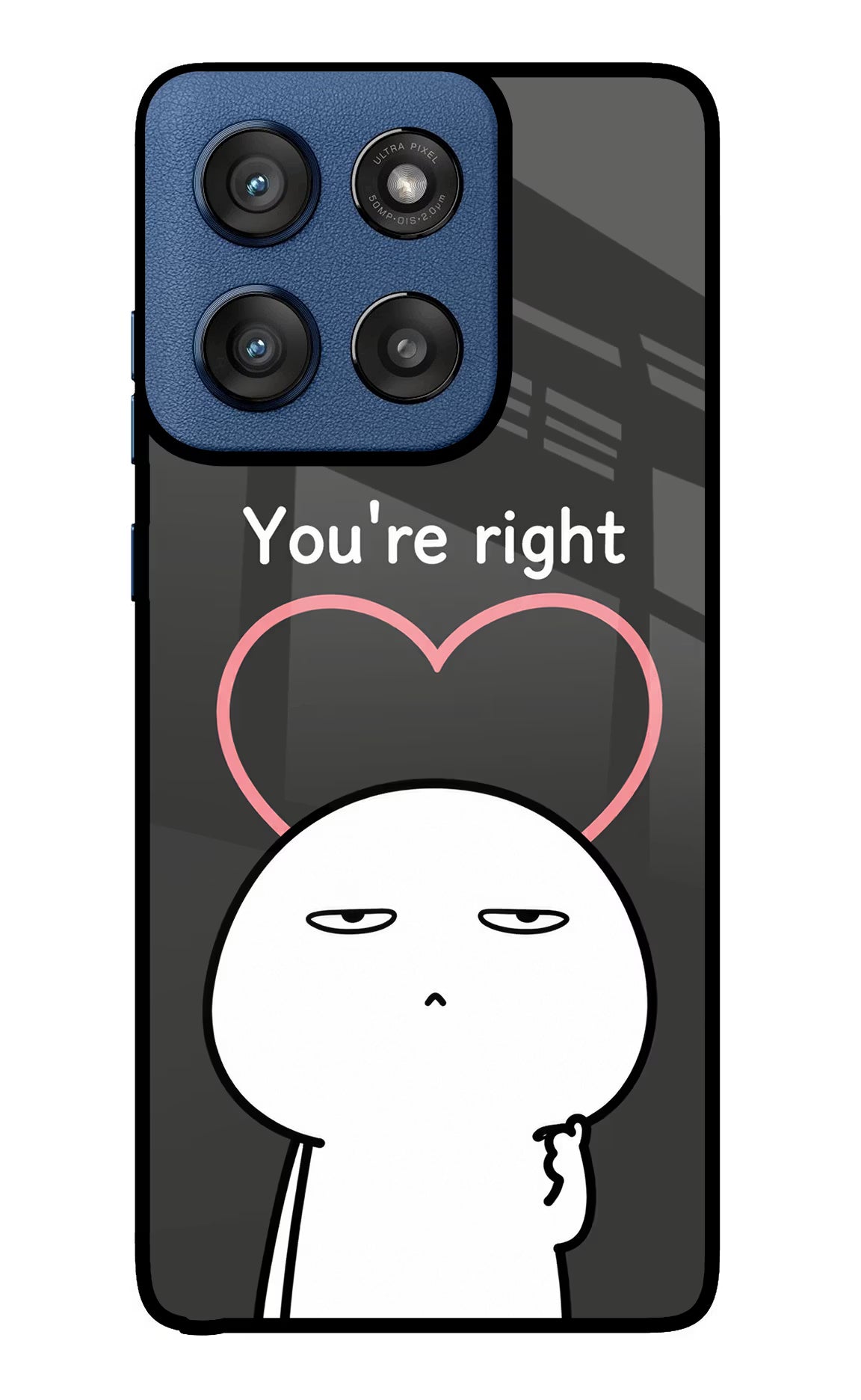 You're Right Moto Edge 60 Stylus Glass Case