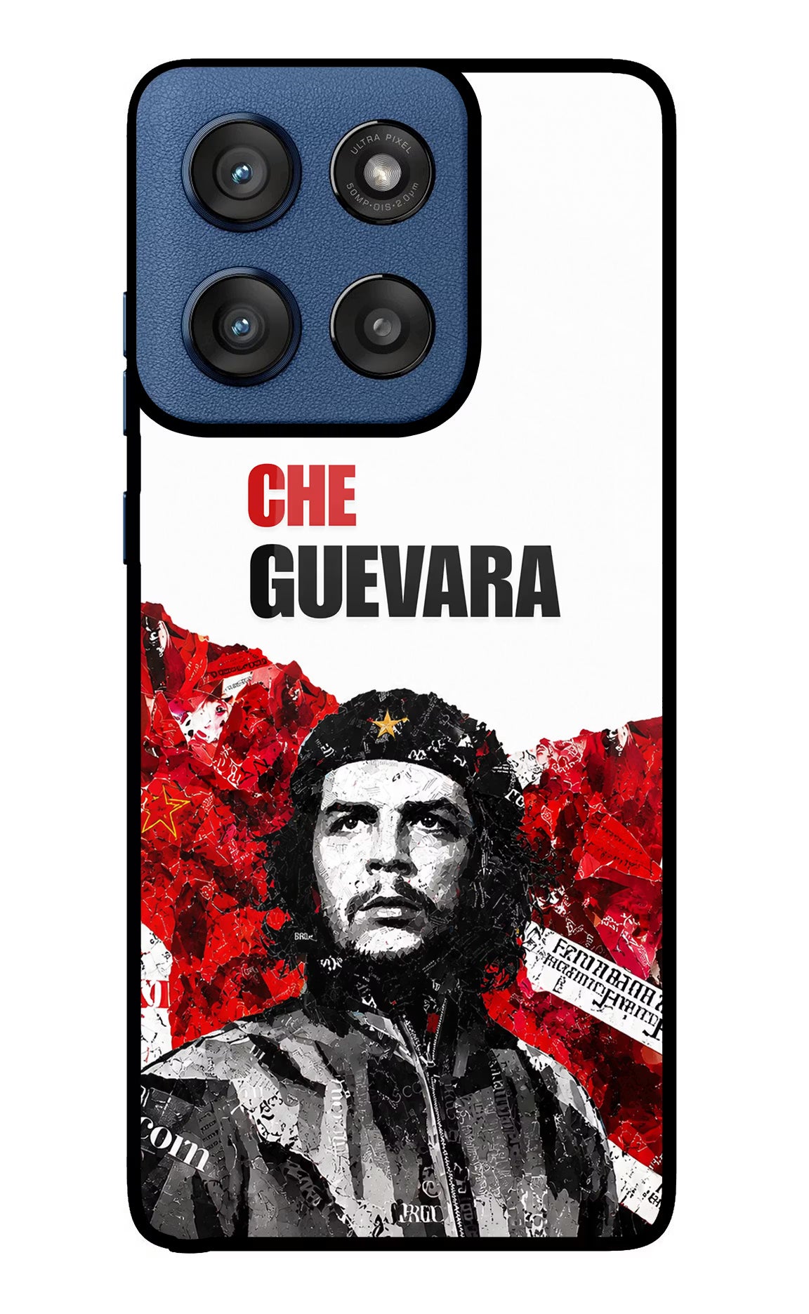Che Guevara Revolution Moto Edge 60 Stylus Glass Case