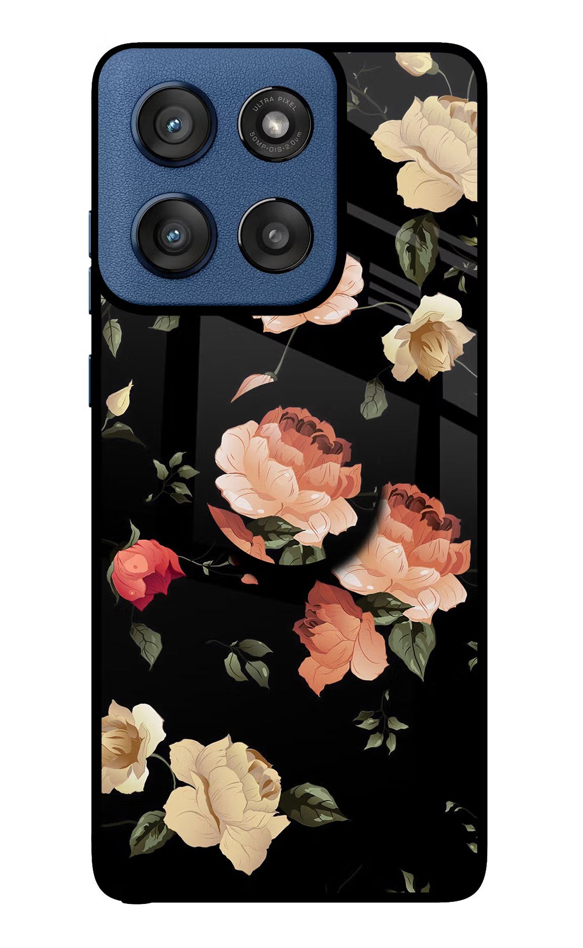Flowers Moto Edge 60 Stylus Pop Case by Casekaro