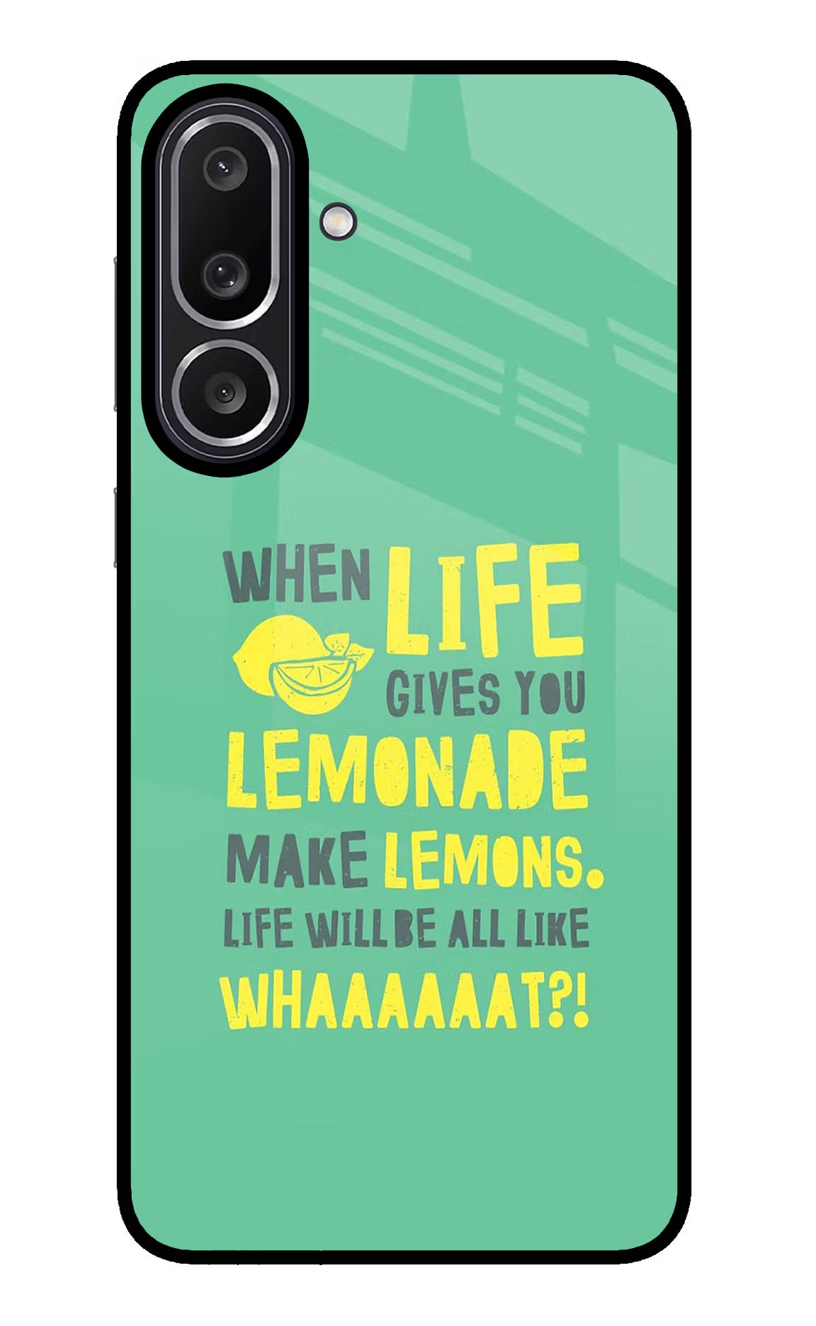 Quote Samsung M56 5G Glass Case Back Cover by Casekaro