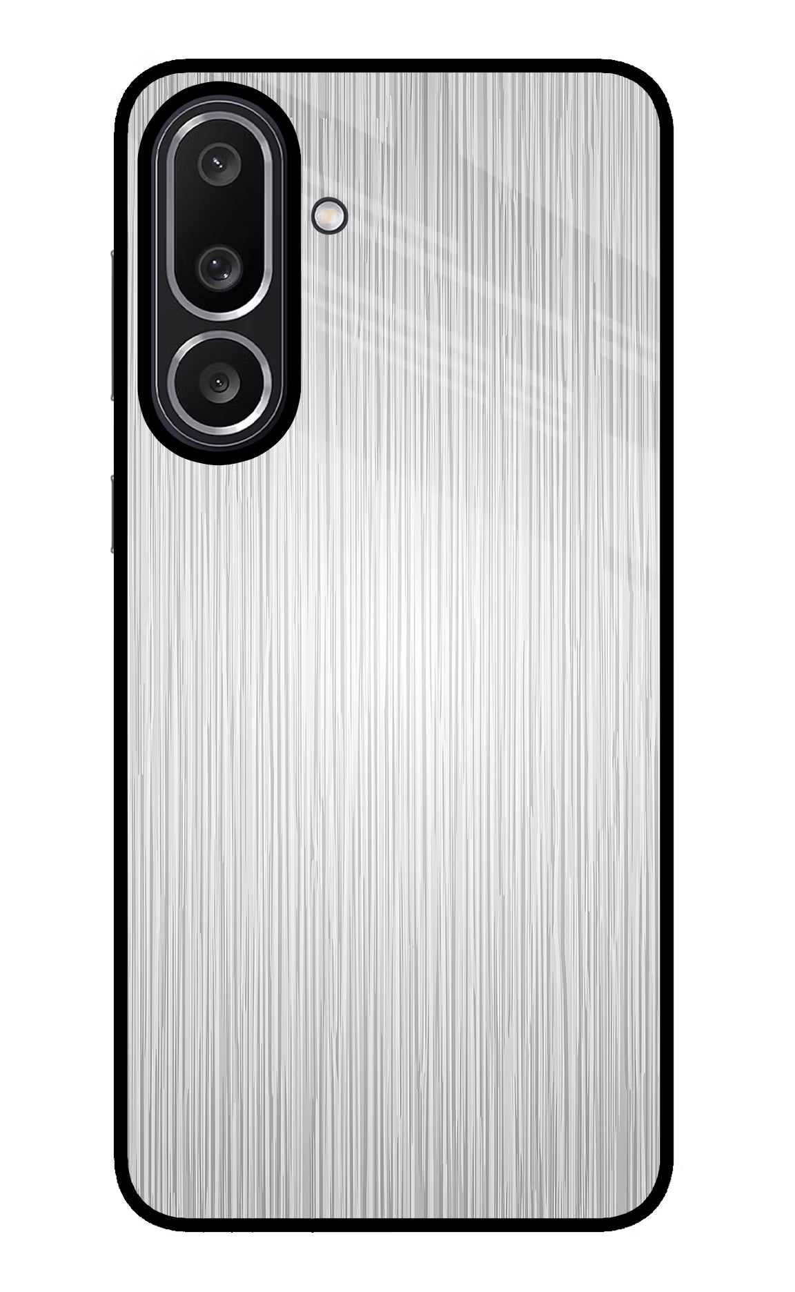 Wooden Grey Texture Samsung M56 5G Glass Case Back Cover by Casekaro