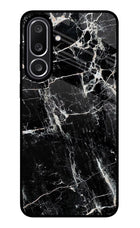 Black Marble Texture Samsung M56 5G Glass Case
