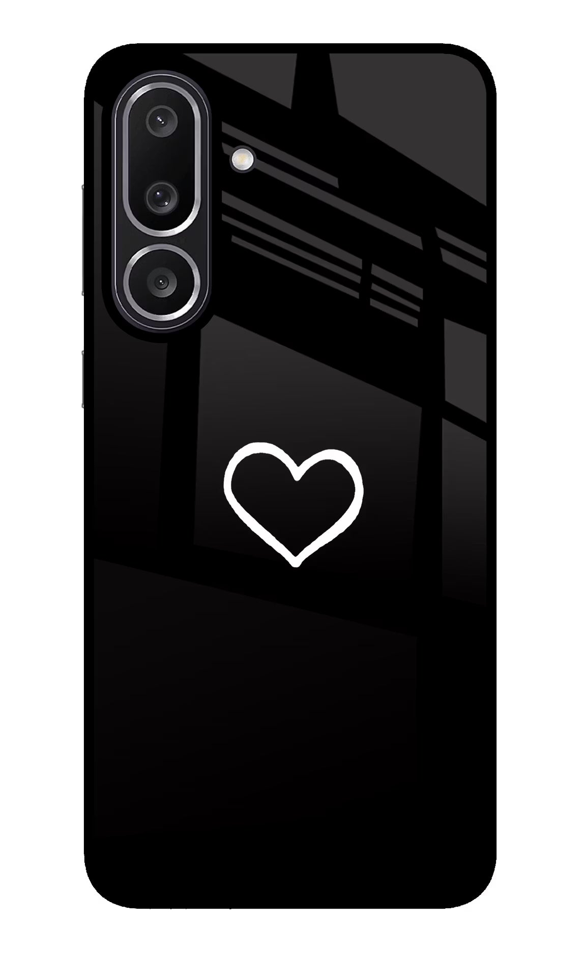 Heart Samsung M56 5G Glass Case